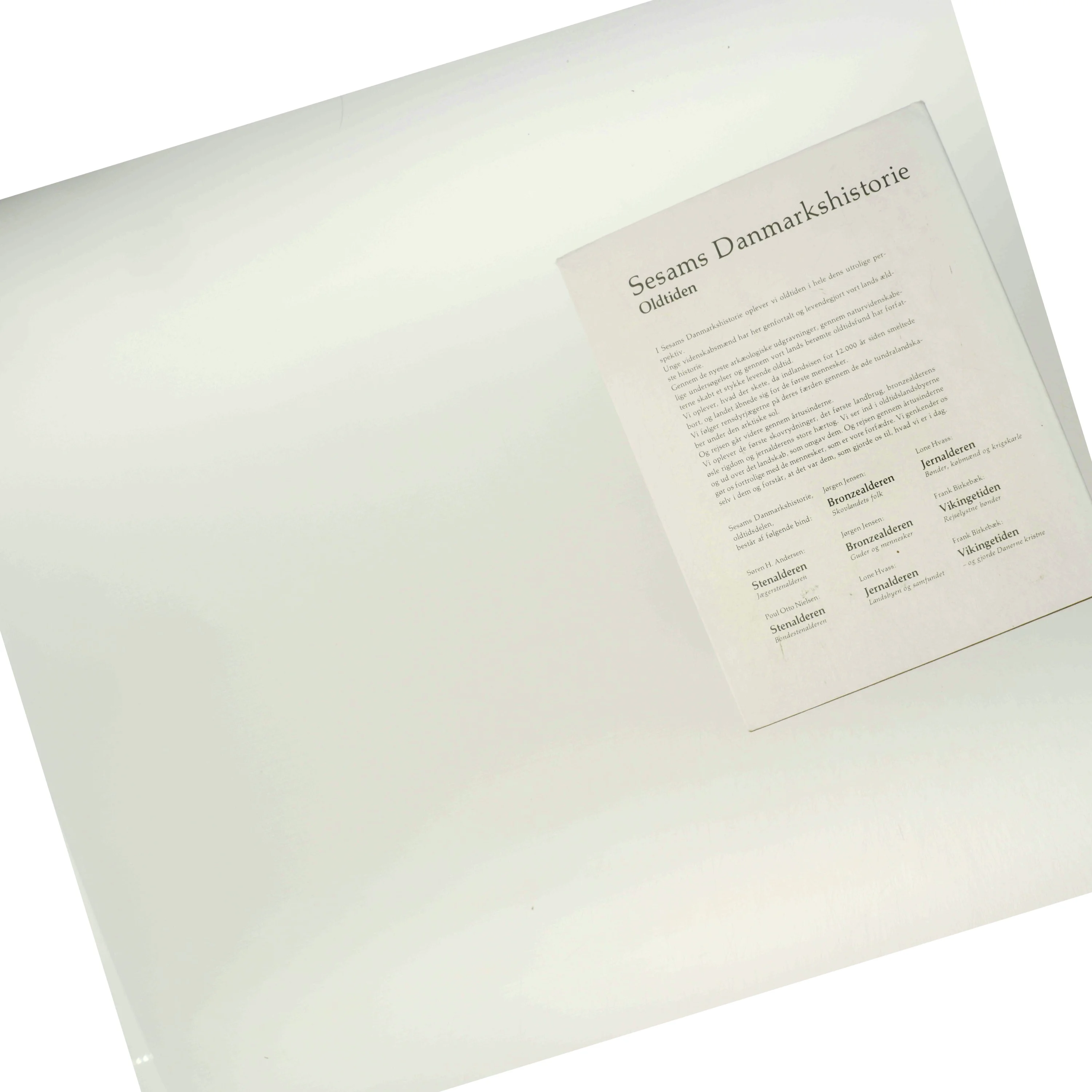 Historiebog om Danmarks oldtid fra Sesam
