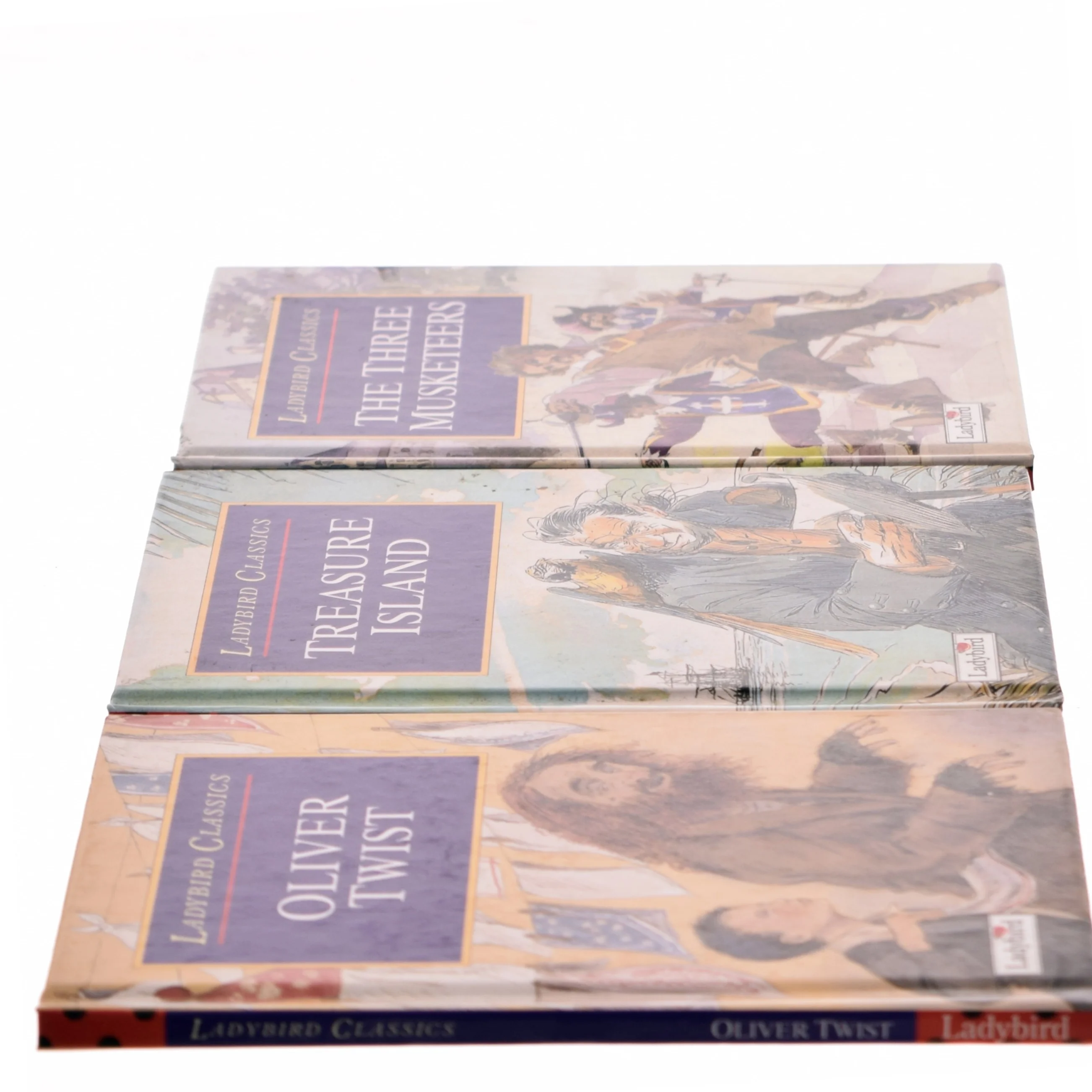 The Three Musketeers, Oliver Twist, Treasure Island