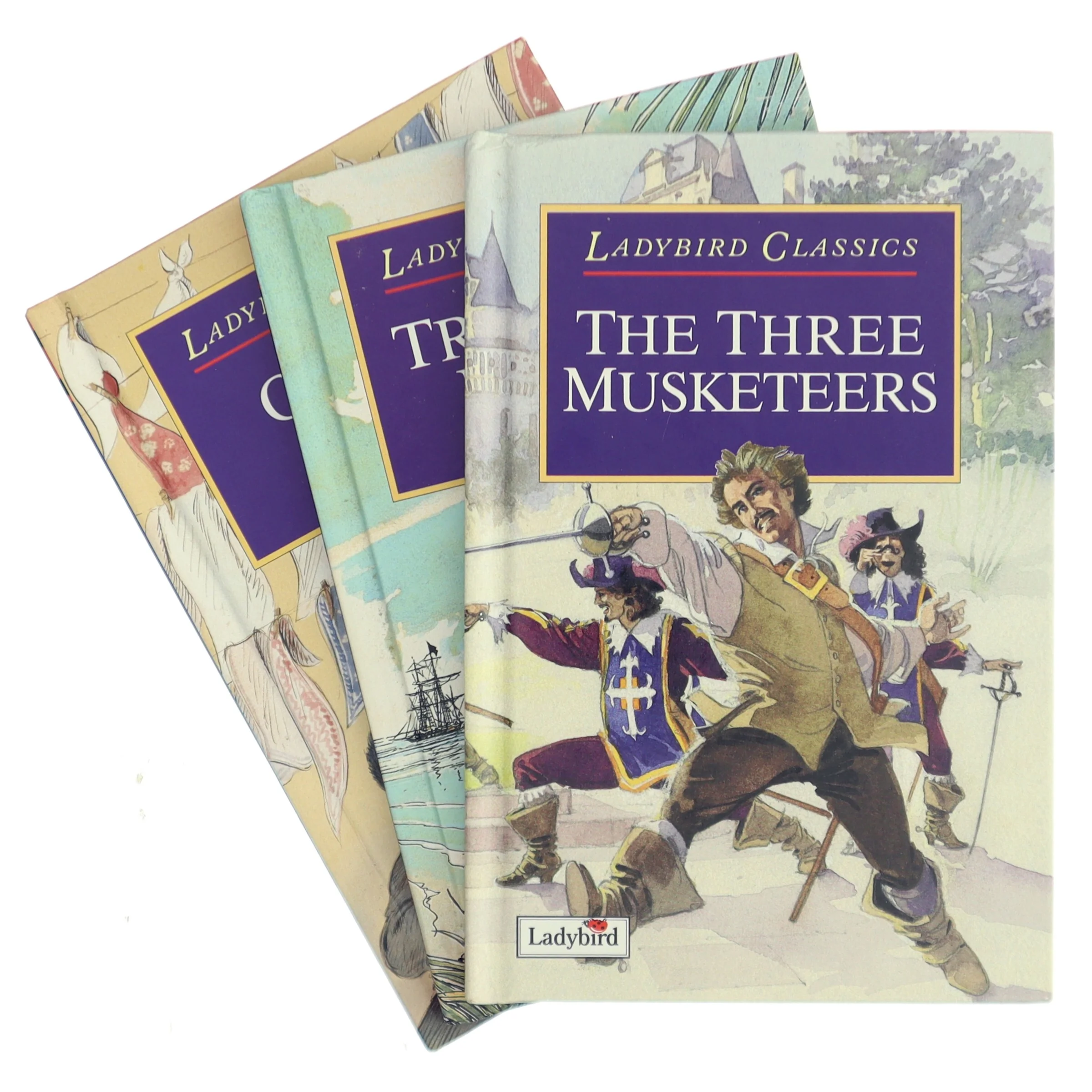 The Three Musketeers, Oliver Twist, Treasure Island