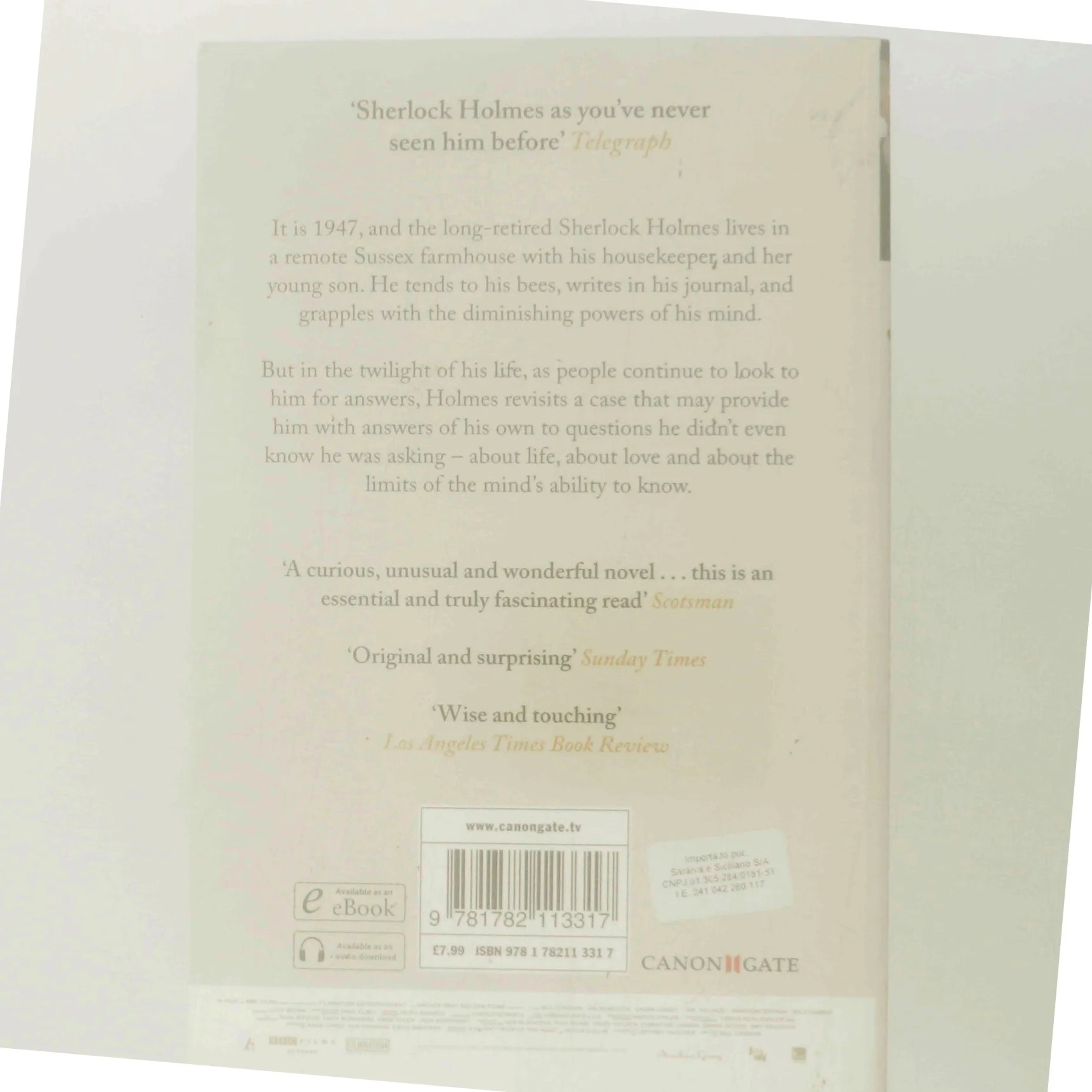 Mr Holmes af Mitch Cullin (Bog)