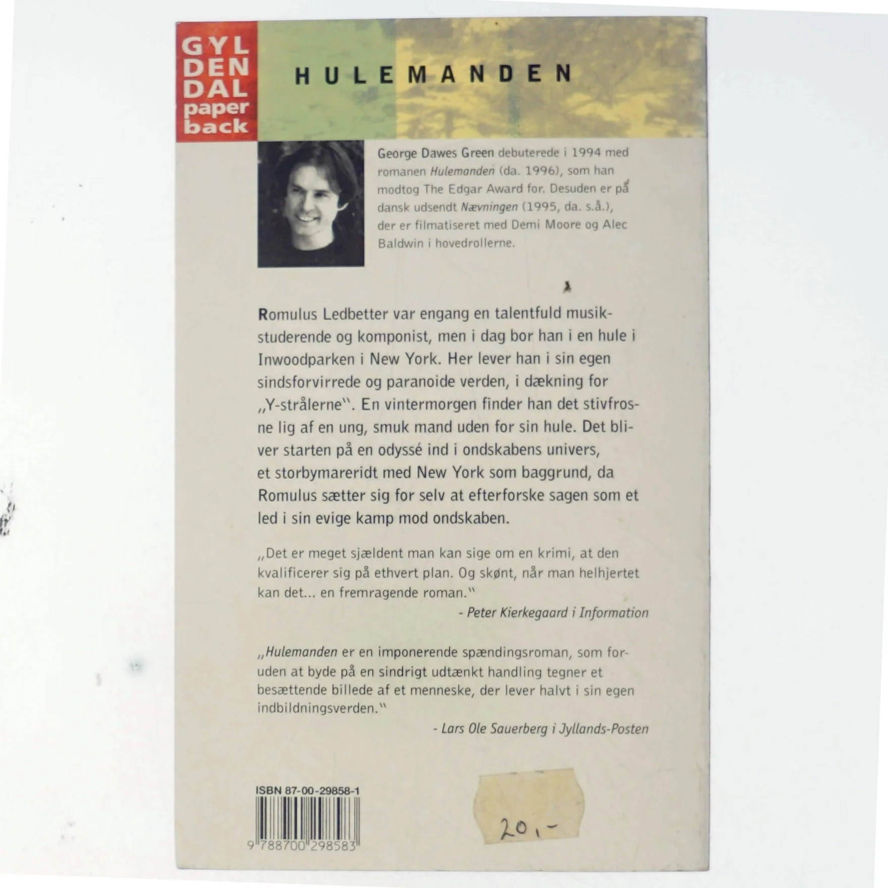 Hulemanden af George Dawes Green (Bog)