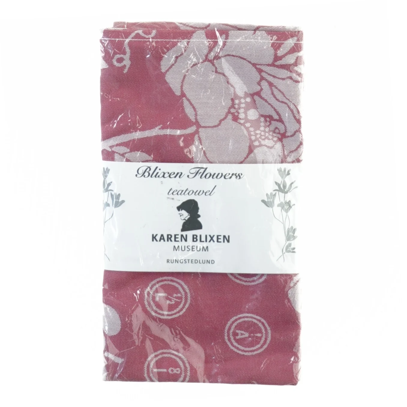 Blixen flowers teatowel fra Evalou (str. 50 x 80 cm)