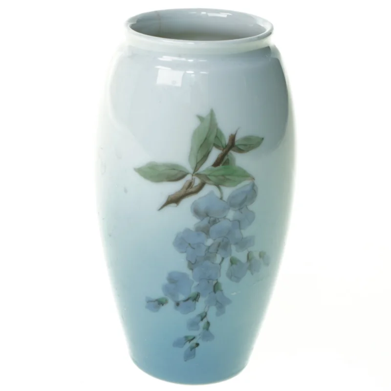 Vase med blågren 172 fra Bing Og Grøndahl (str. 14 x 7 cm)