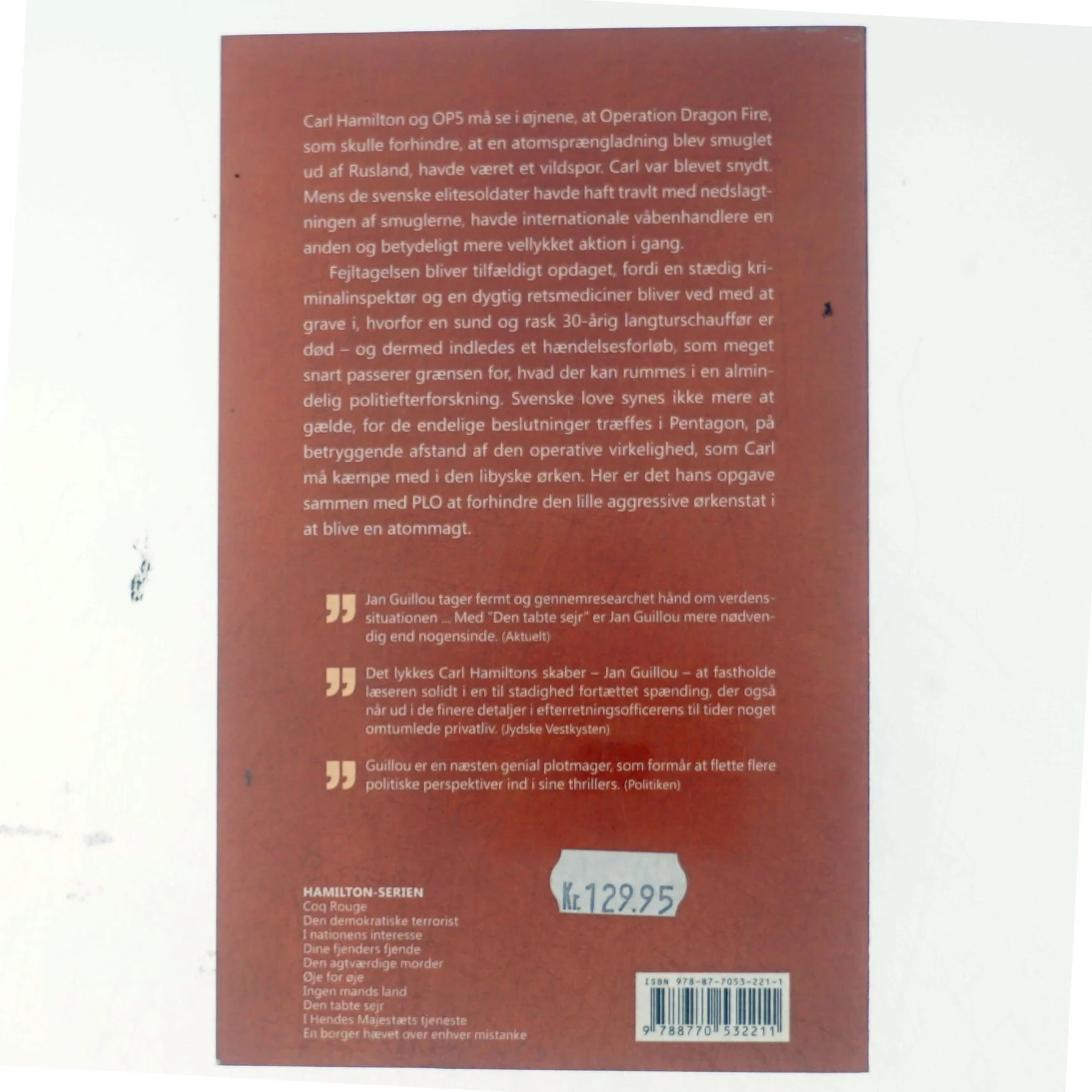 Den tabte sejr af Jan Guillou (Bog)