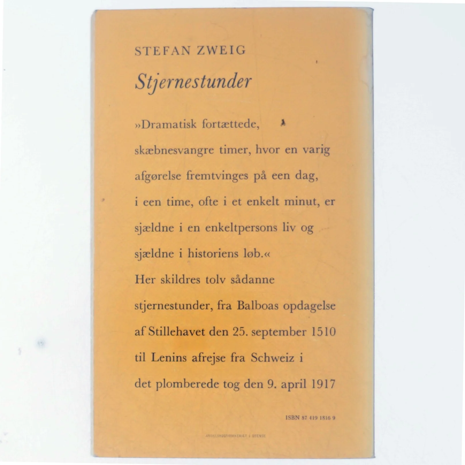 Stjerne stunder af Stefan Zweig