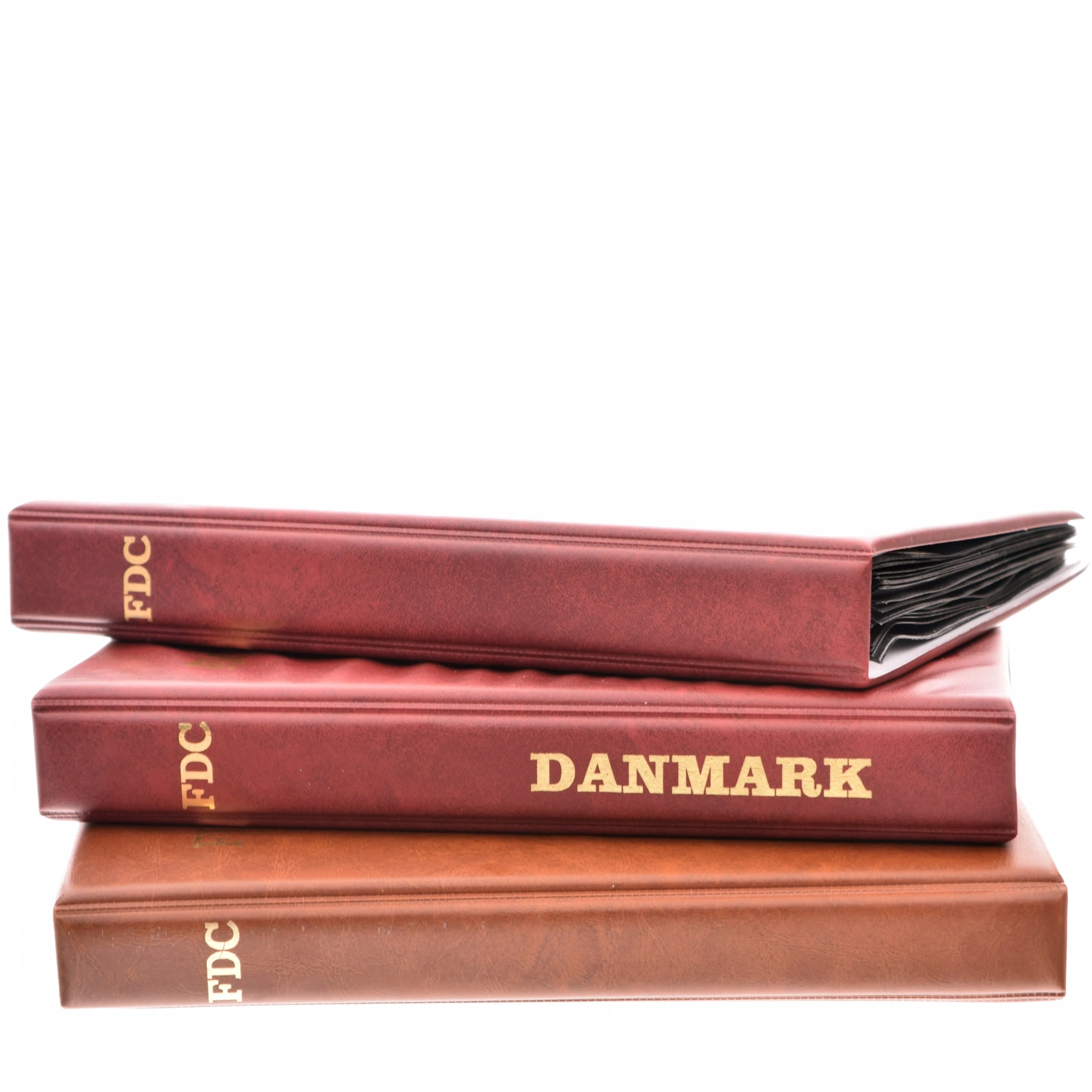 Postkort, breve, FDC album, 3 stk. Incl. Ialt 45 blade