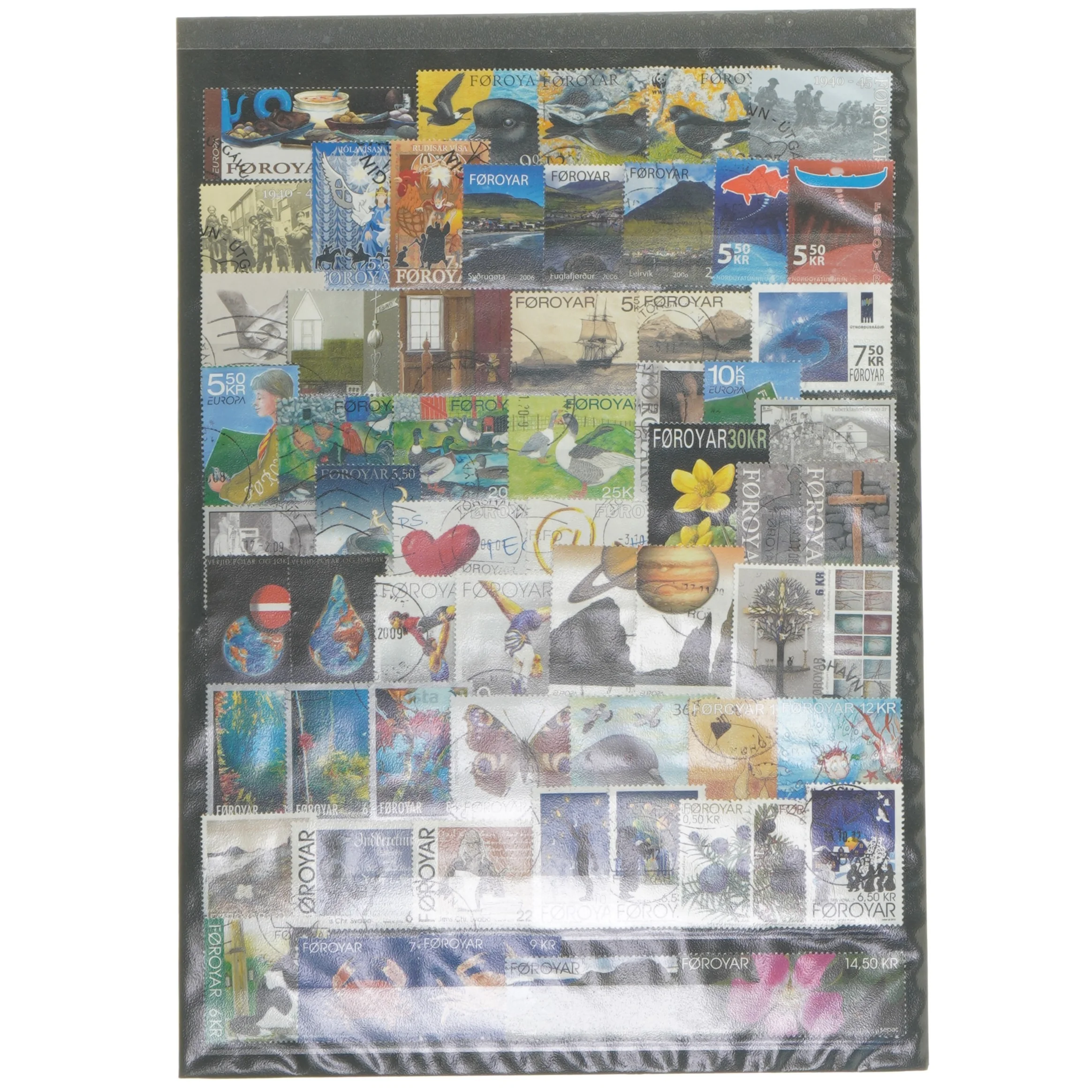 Frimærkesamling Færøerne 2000-2014 stemplet