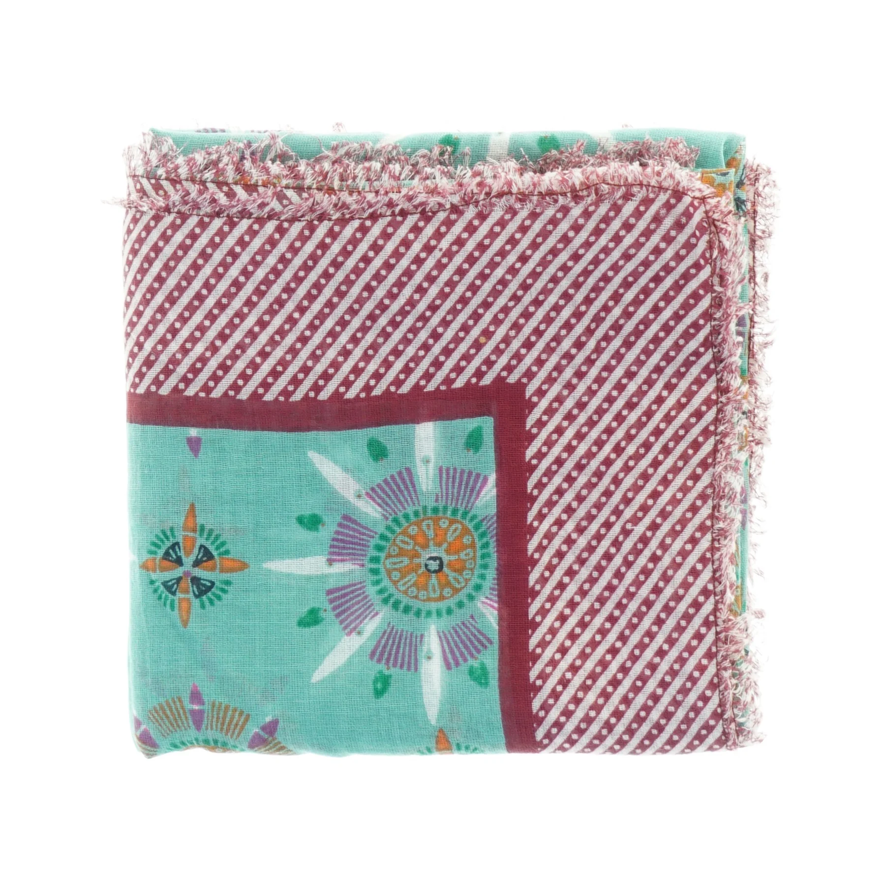 Mønstret tørklæde fra Beck Söndergaard (str. 120 x 150 cm)