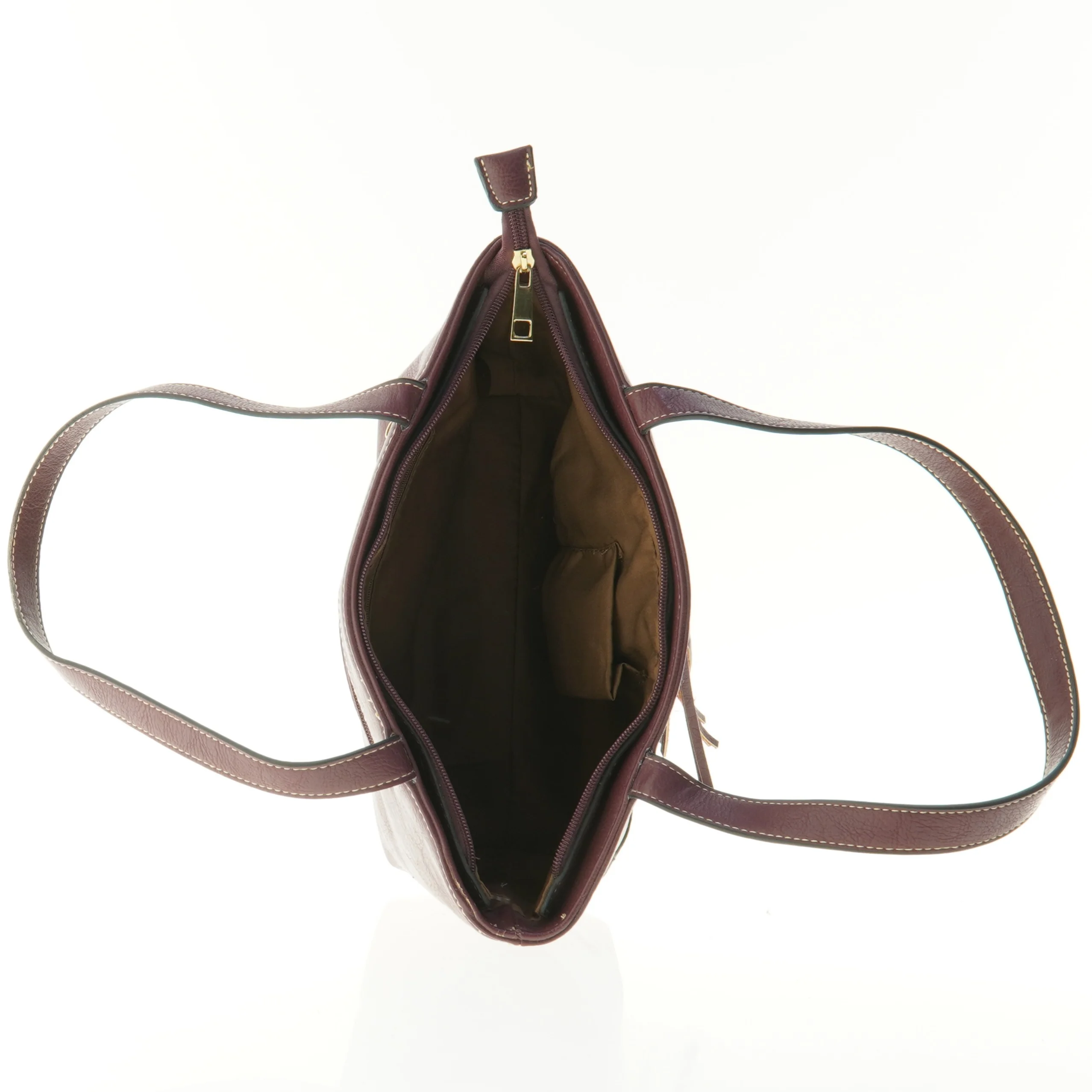 Lædertaske (str. 33 x 23 cm)