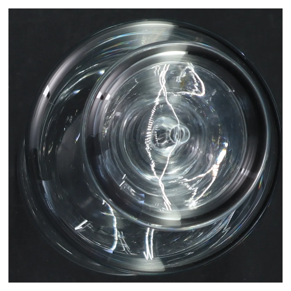 Glaskaraffel med prop (str. 20 cm)