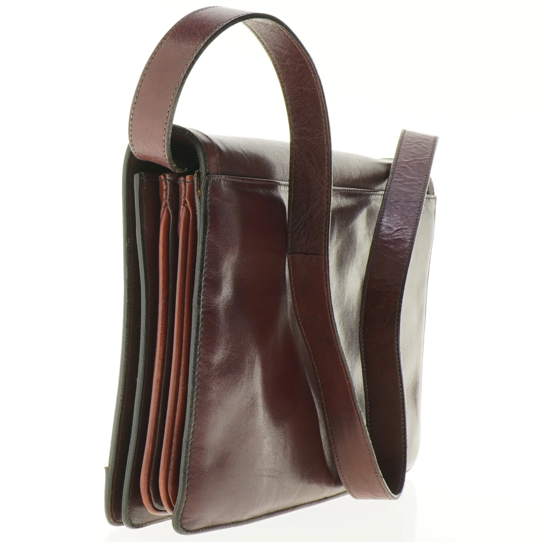 Lædertaske (str. 31 x 20 cm)