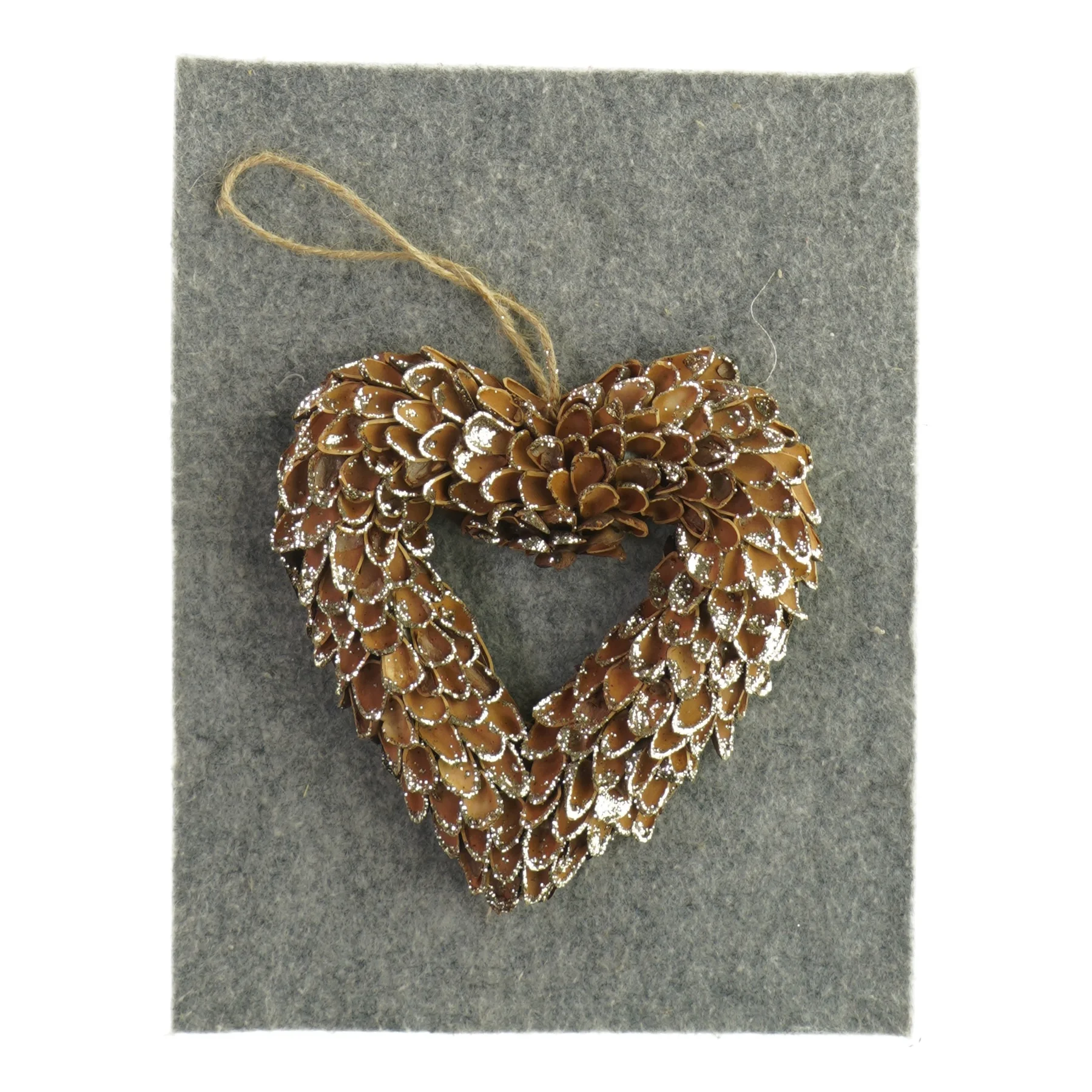 Hjertet til ophængning (str. 13 x 13cm)