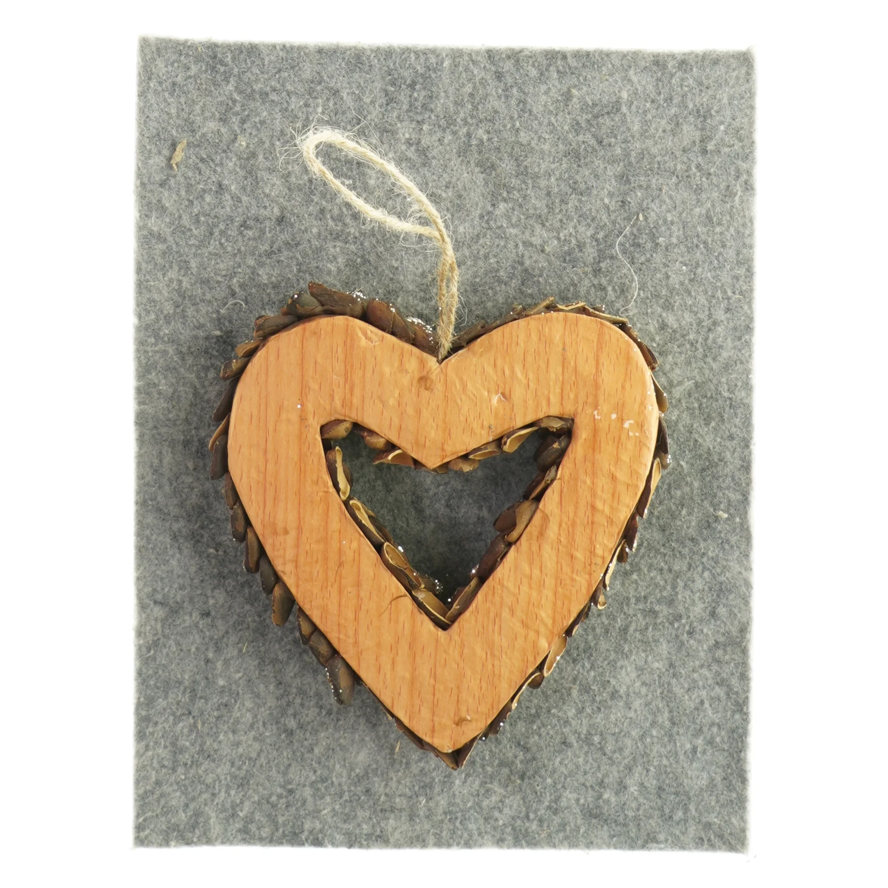 Hjertet til ophængning (str. 13 x 13cm)