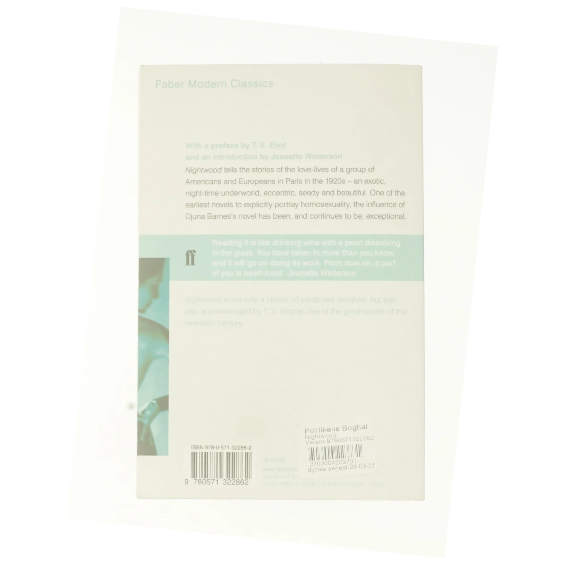 Nightwood by Djuna Barnes (Bog)