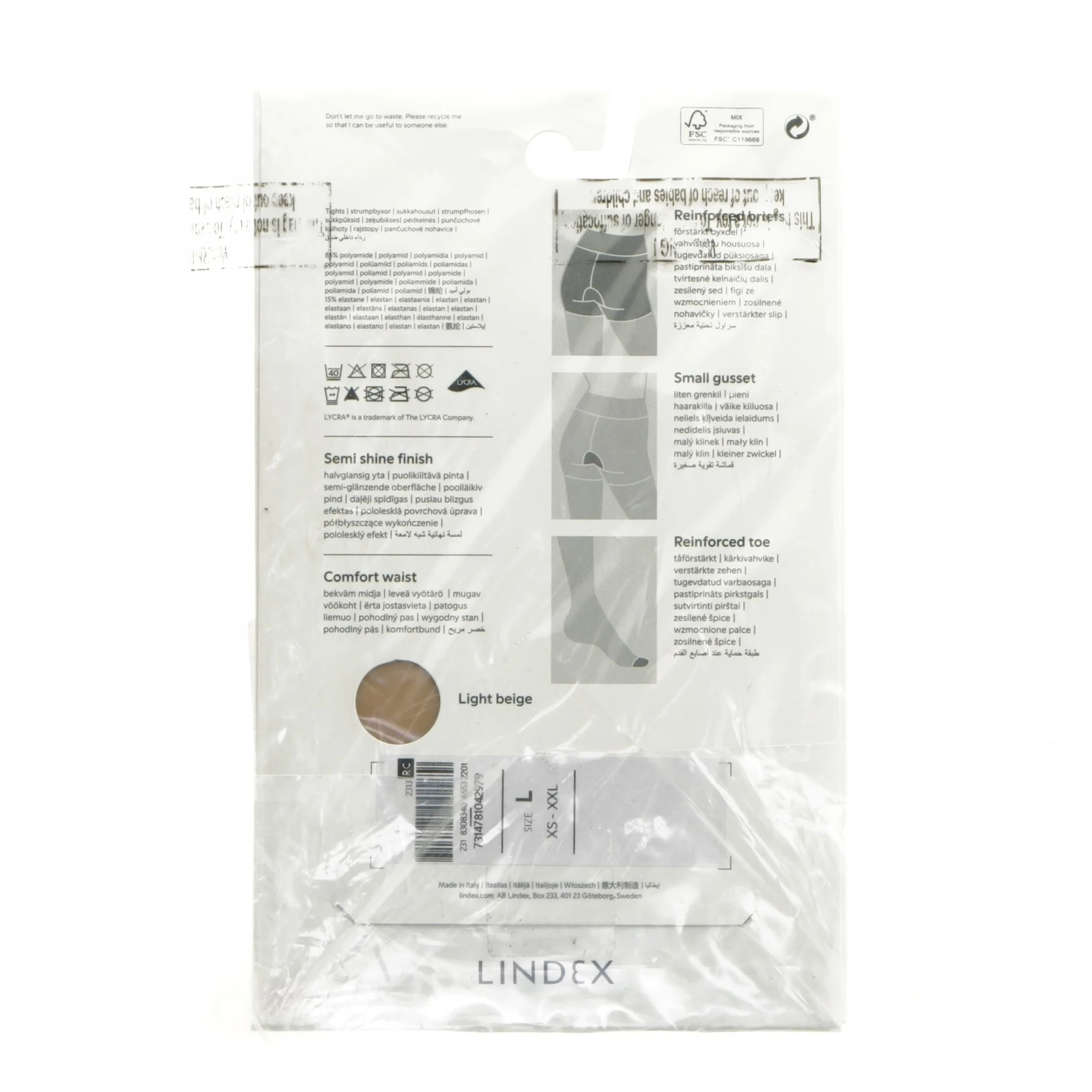 Strømpebukser fra Lindex (str. L)