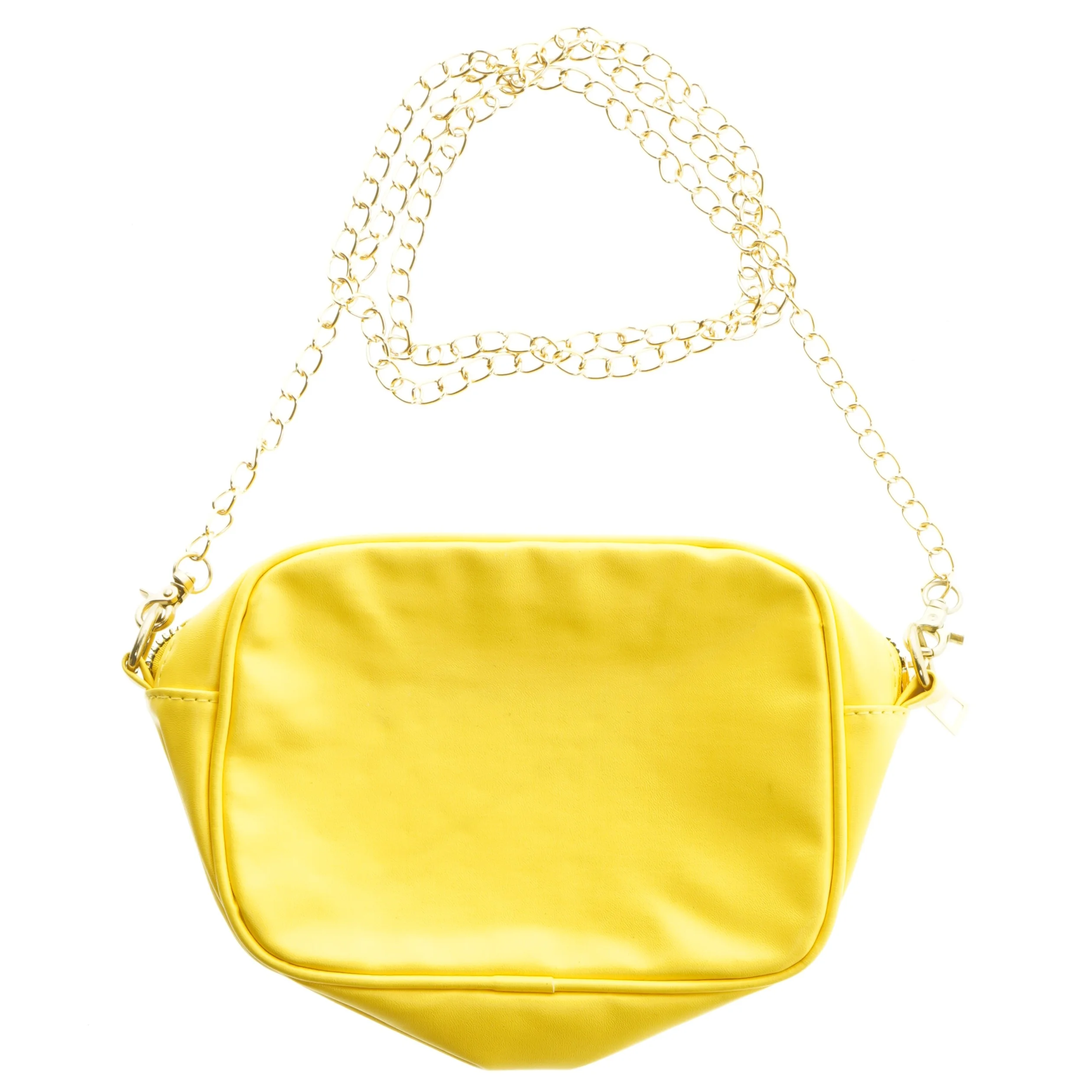 Gul skuldertaske (str. 23x16 cm)