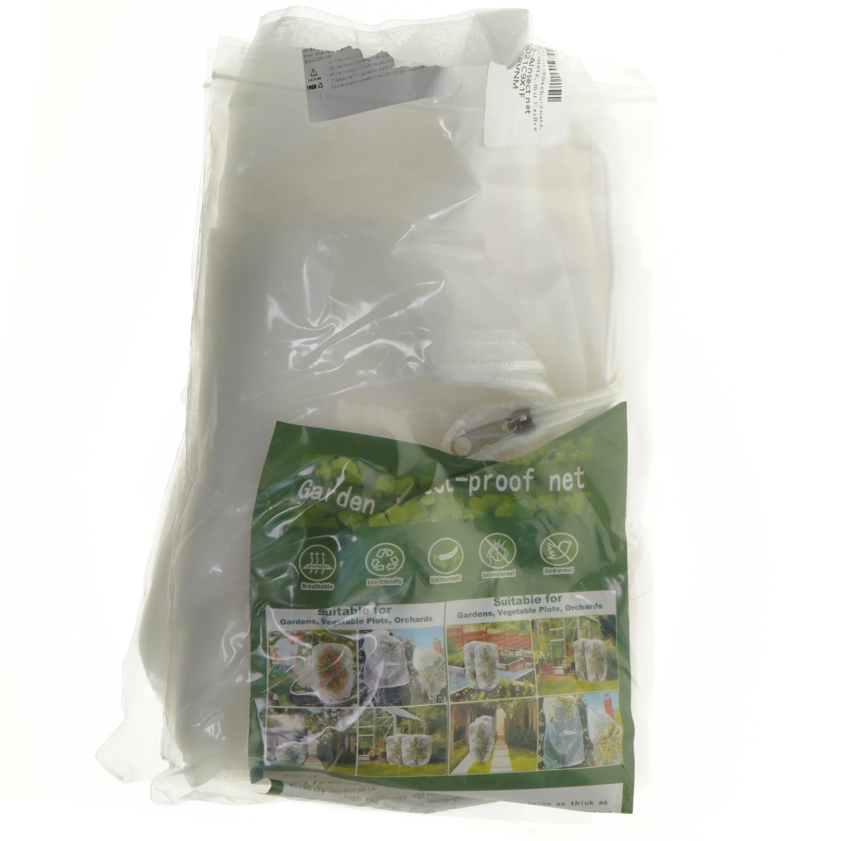 Insektfast net til havebrug