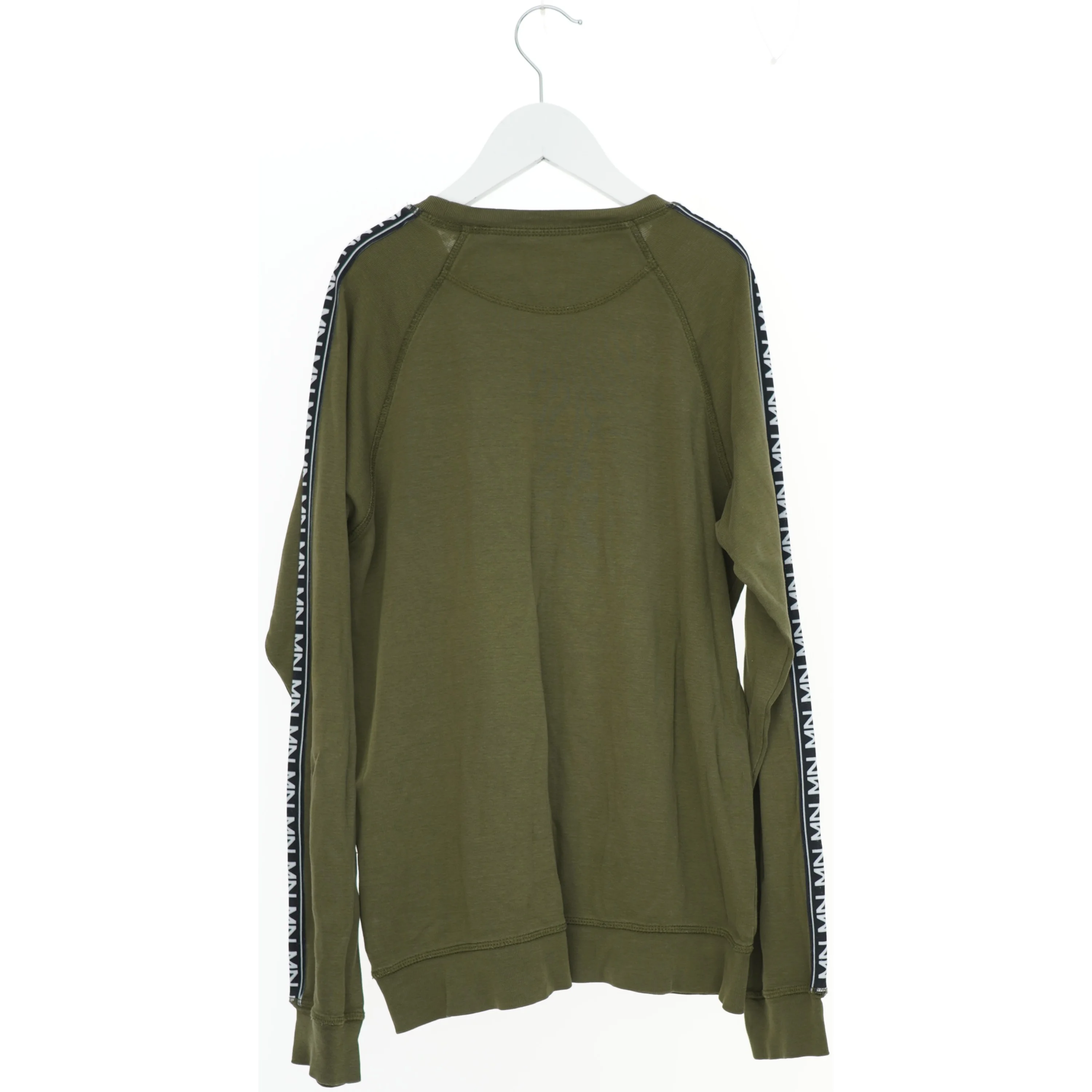 Casual grøn sweatshirt med stribe detaljer fra Mads Nørgaard (str. 164)