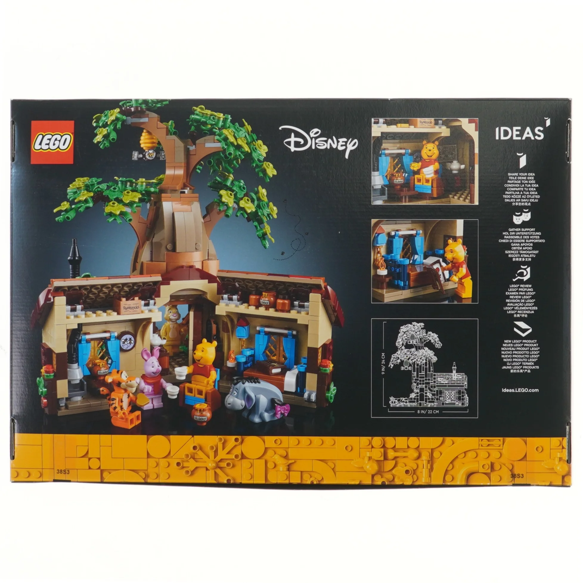 LEGO Disney Winnie the Pooh sæt fra Lego (str. 38x26 cm) 21326