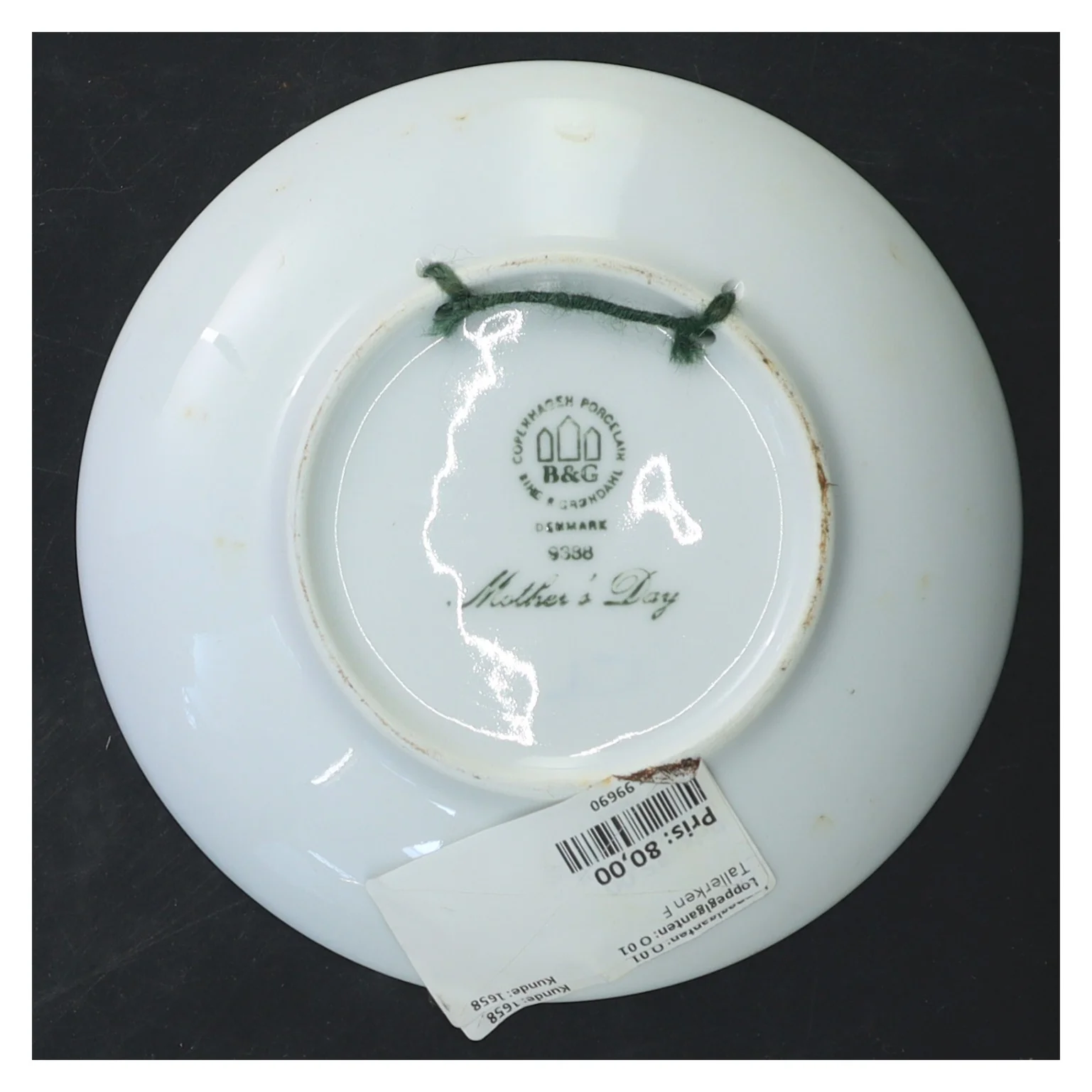 Mors dag tallerken fra B&G Copenhagen Porcelain (str. Ø 15 cm)