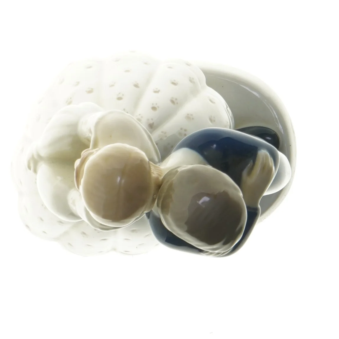 Porcelænsfigur af dreng og pige fra Bing & Grøndahl (str. 20 cm)