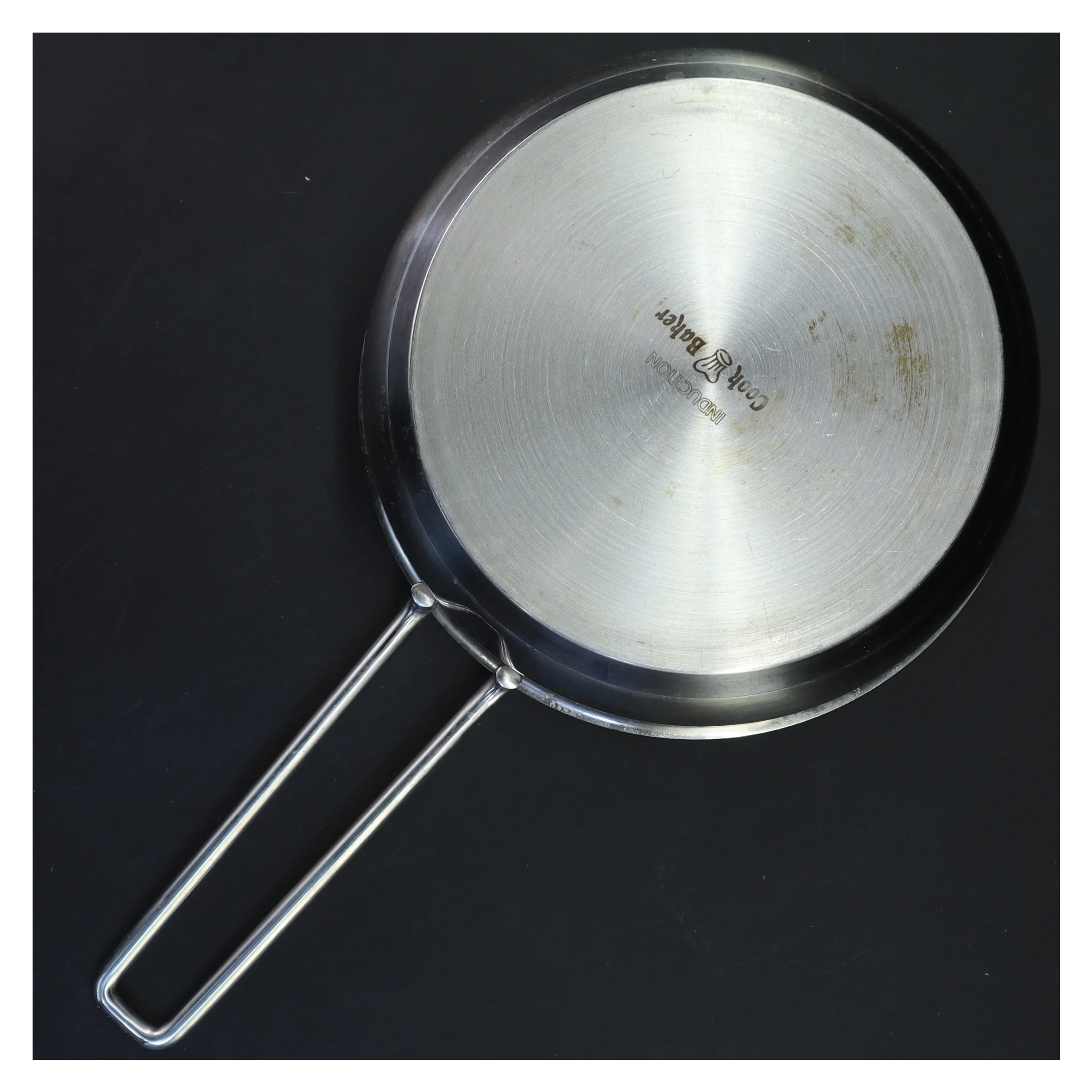 Rustfrit stål gryde med låg (str. 34x10 cm)