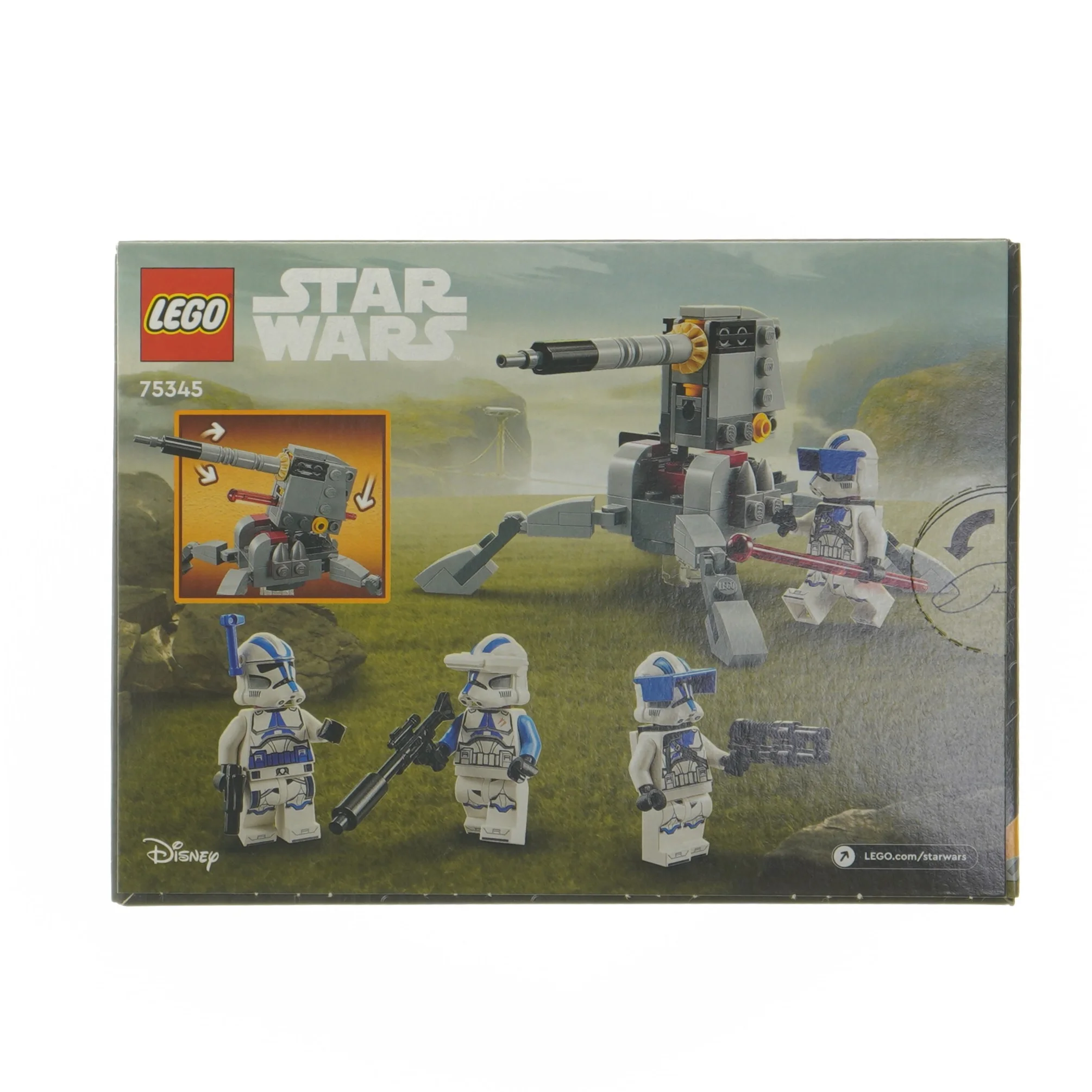 LEGO Star Wars 501st Clone Troopers Battle Pack fra Lego (str. 14x4,5x19 cm)