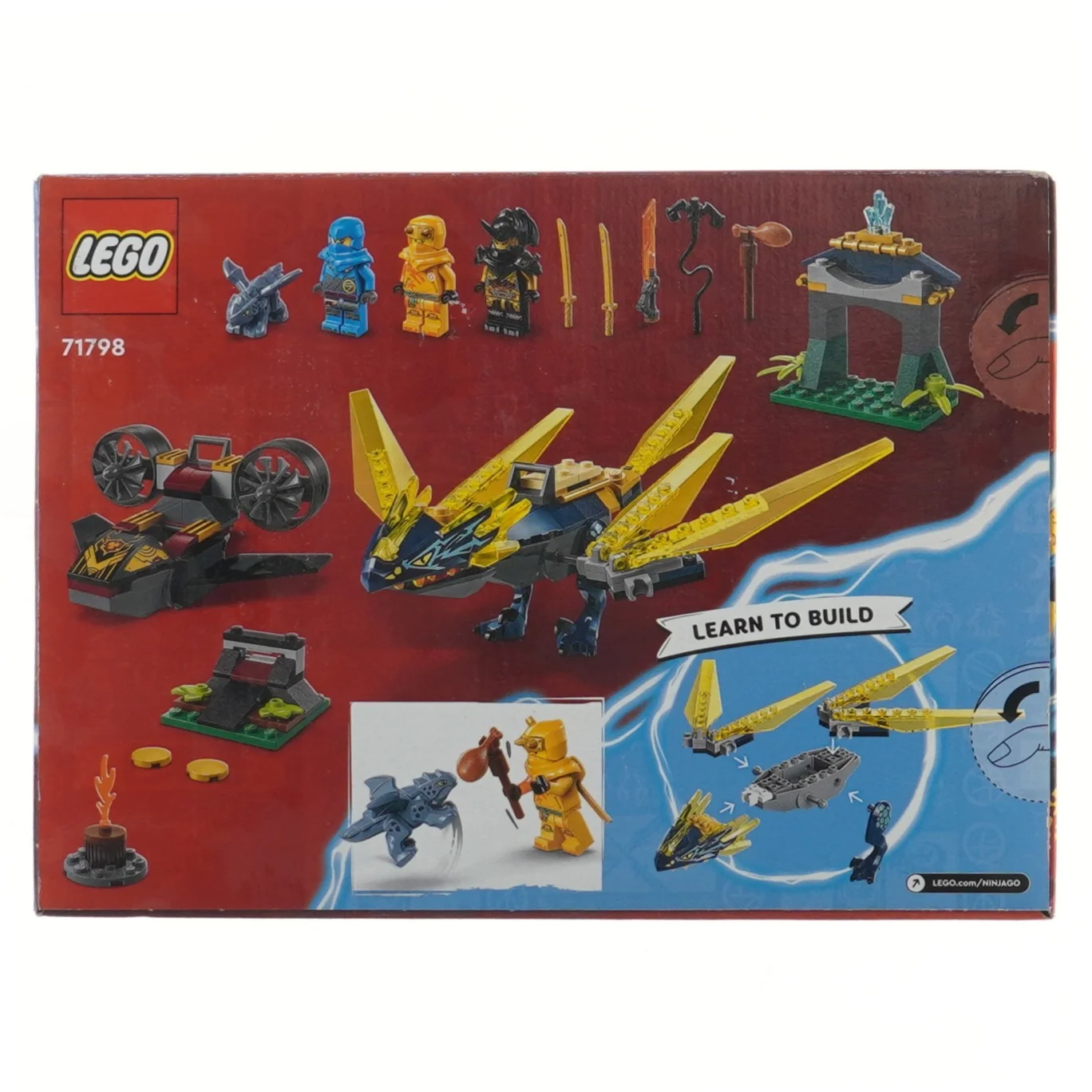 LEGO Ninjago Dragons Rising sæt fra Lego (str. 26x19 cm)