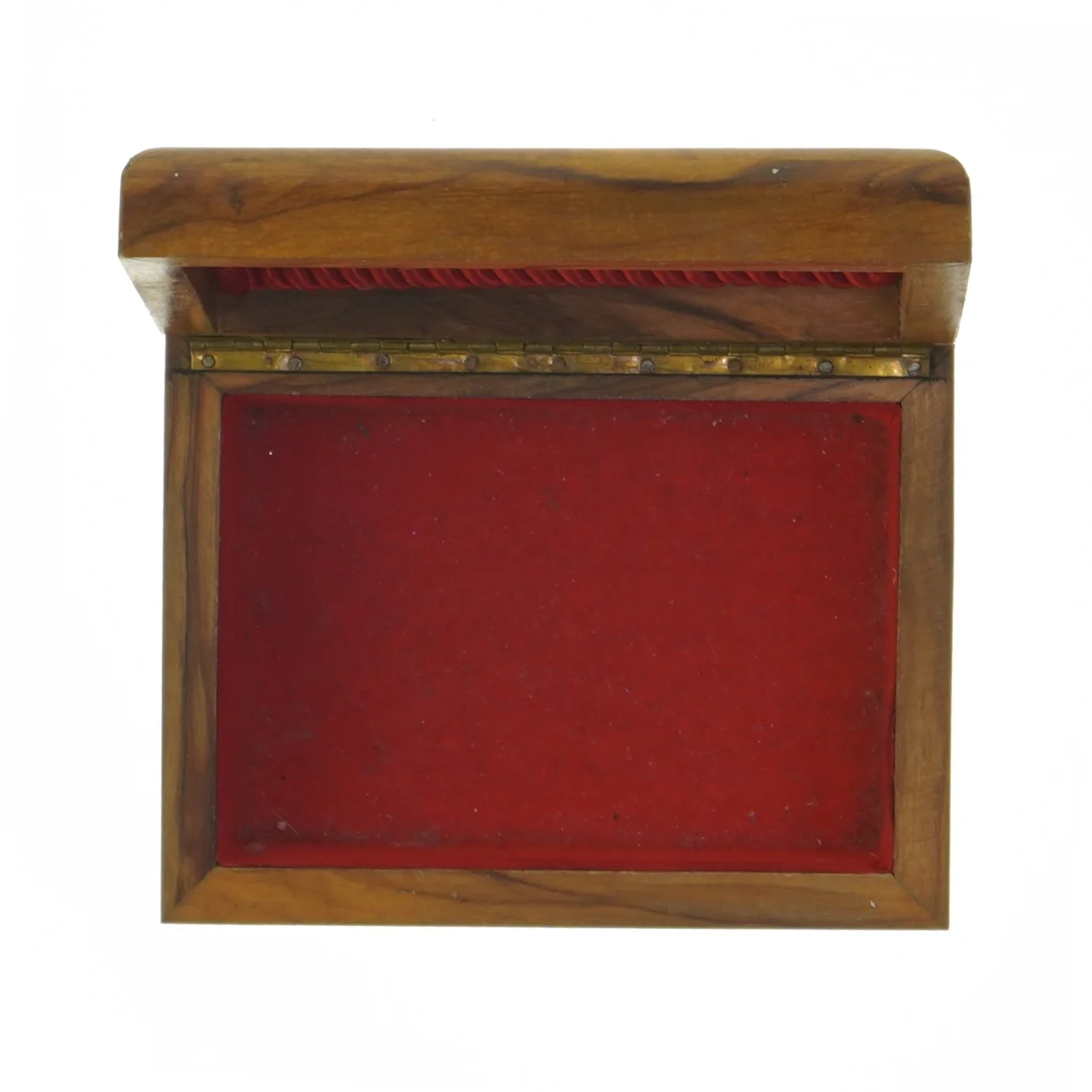 Træ æske med spejl (str. 13,5x5 cm)