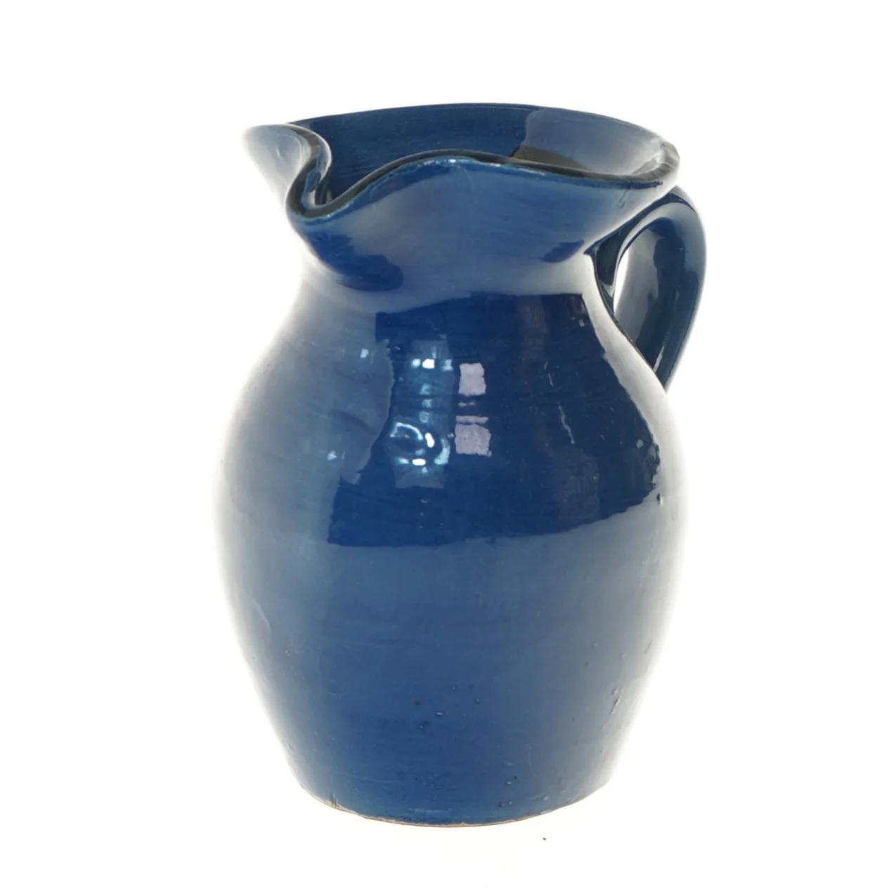 Blå keramikkande (str. 15 cm)