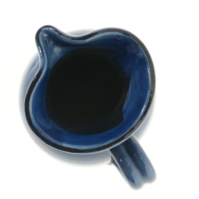Blå keramikkande (str. 15 cm)