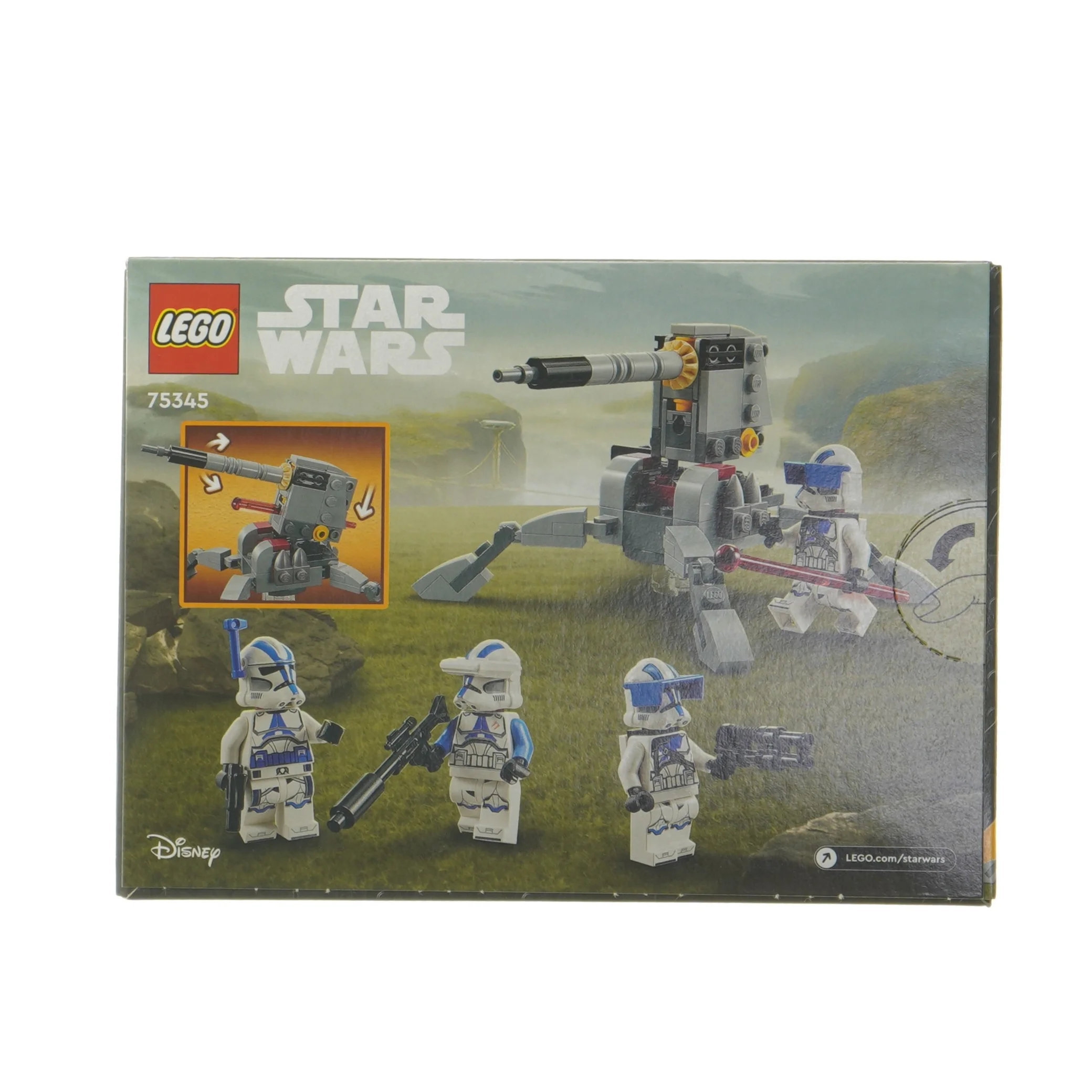 LEGO Star Wars 501st Clone Troopers Battle Pack fra Lego (str. 14x4,5x19 cm)