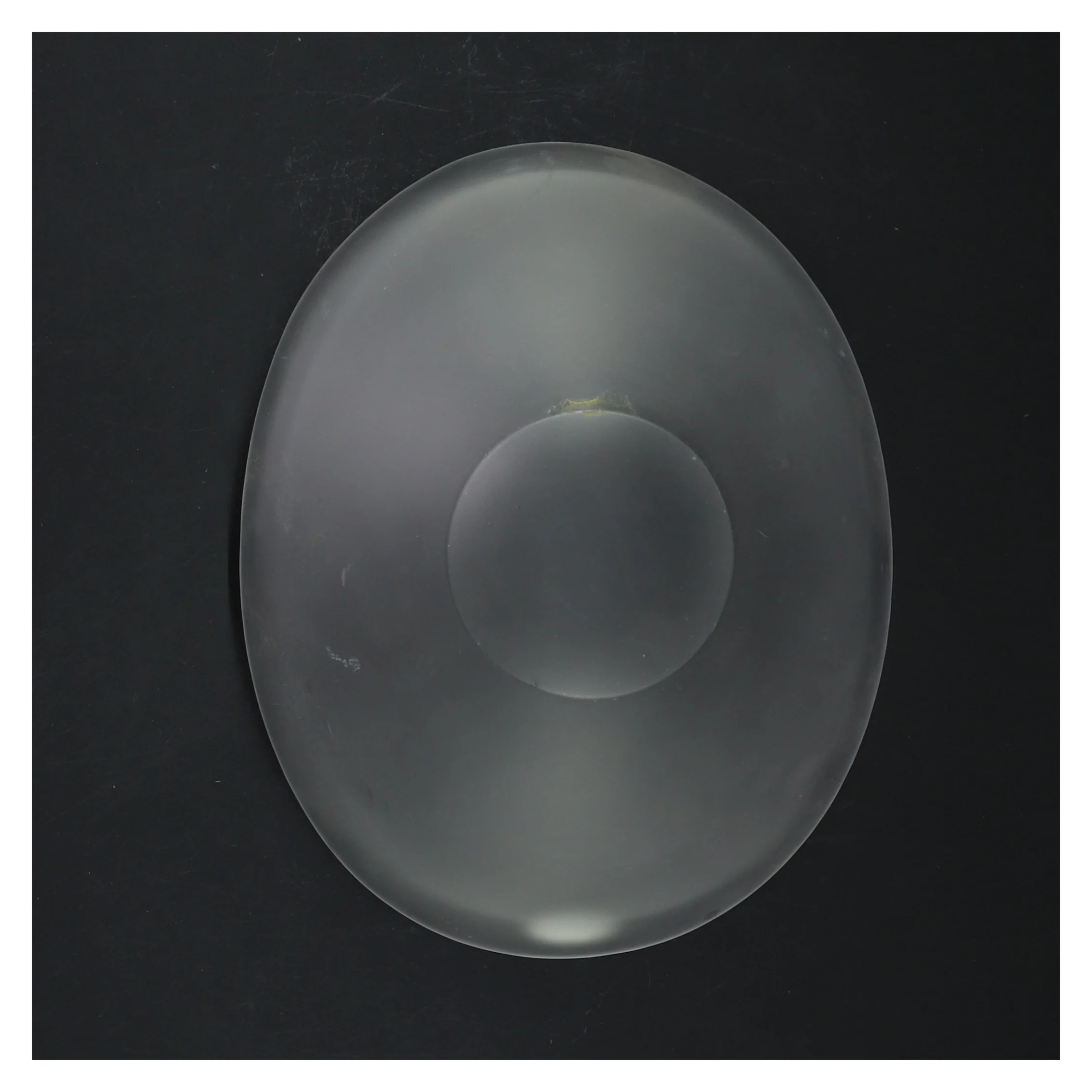 Frostet glas skål fra Royal Copenhagen (str. 19x15 cm)