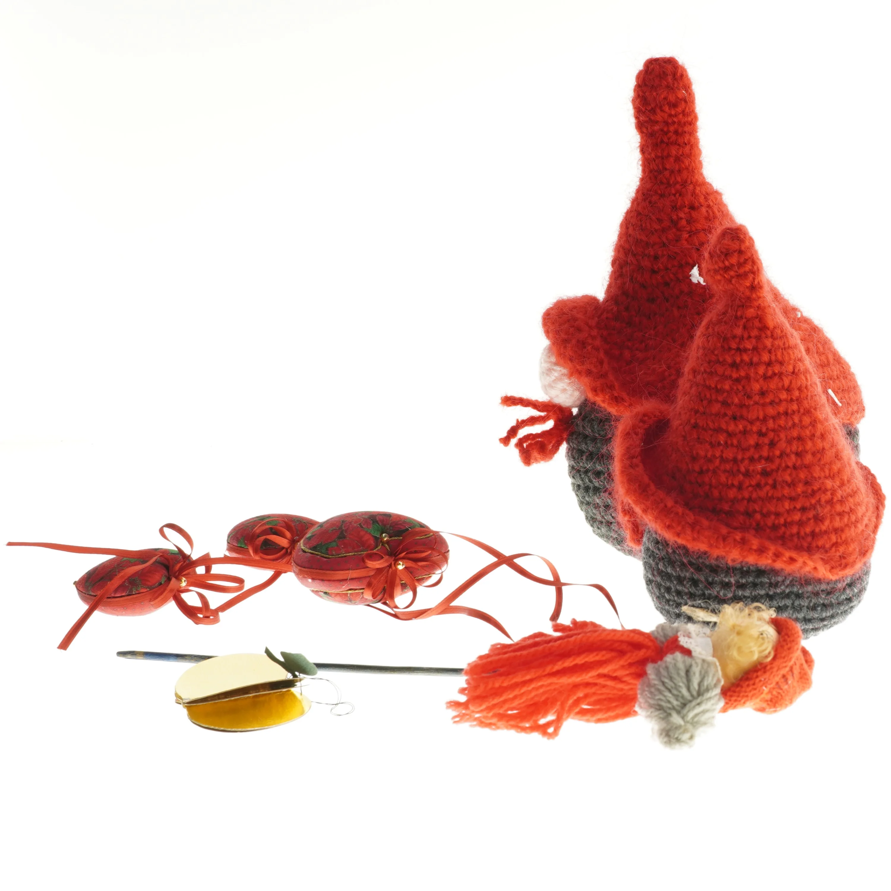 Hæklede nisser og julepynt