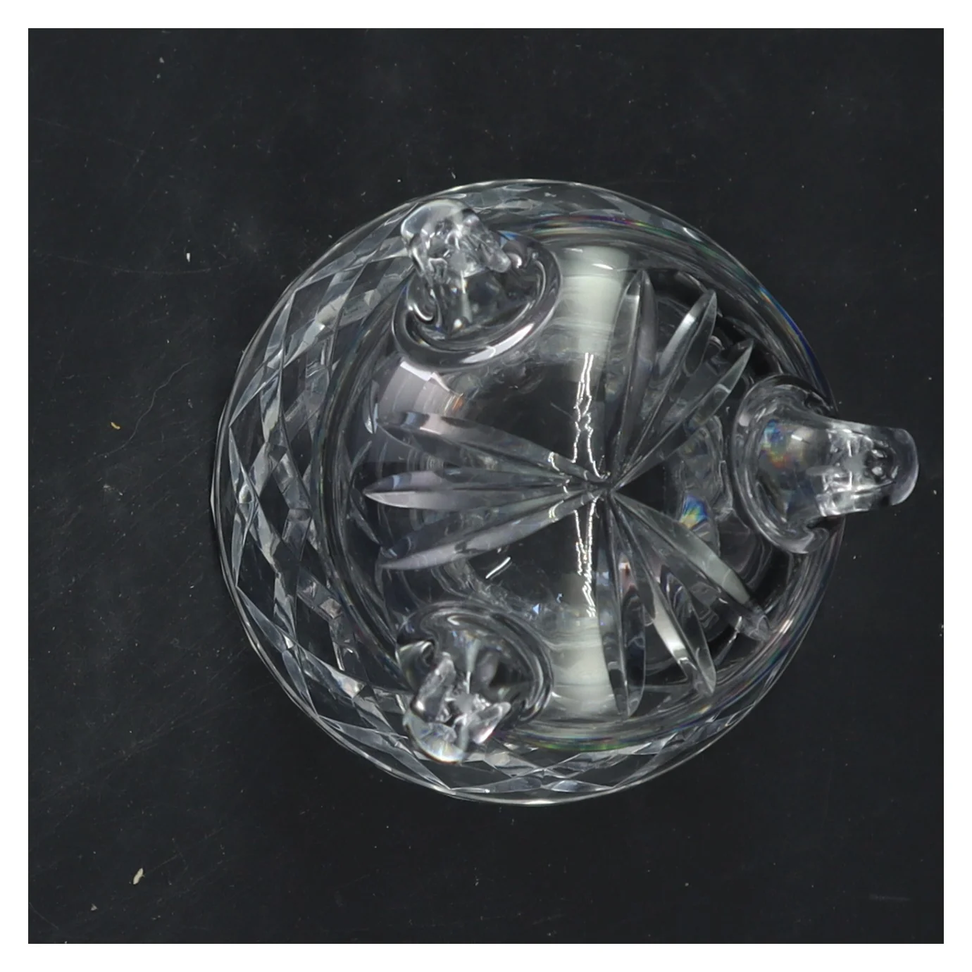 Klar glaskrukke (str. 15,5x10 cm)