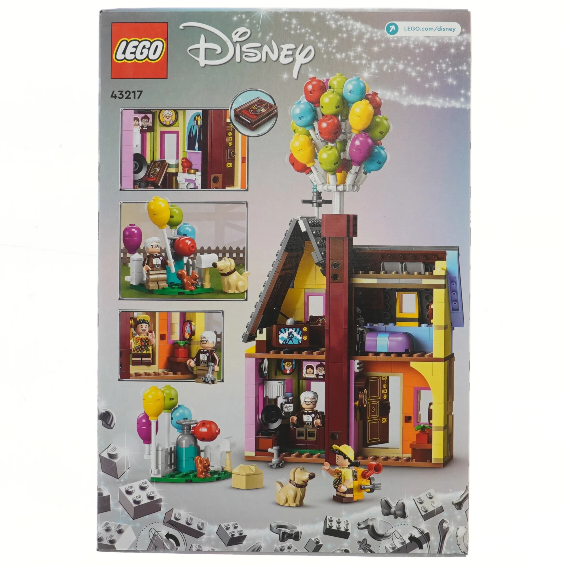LEGO Disney sæt: Op - Huset med balloner fra LEGO (str. 26x38 cm)
