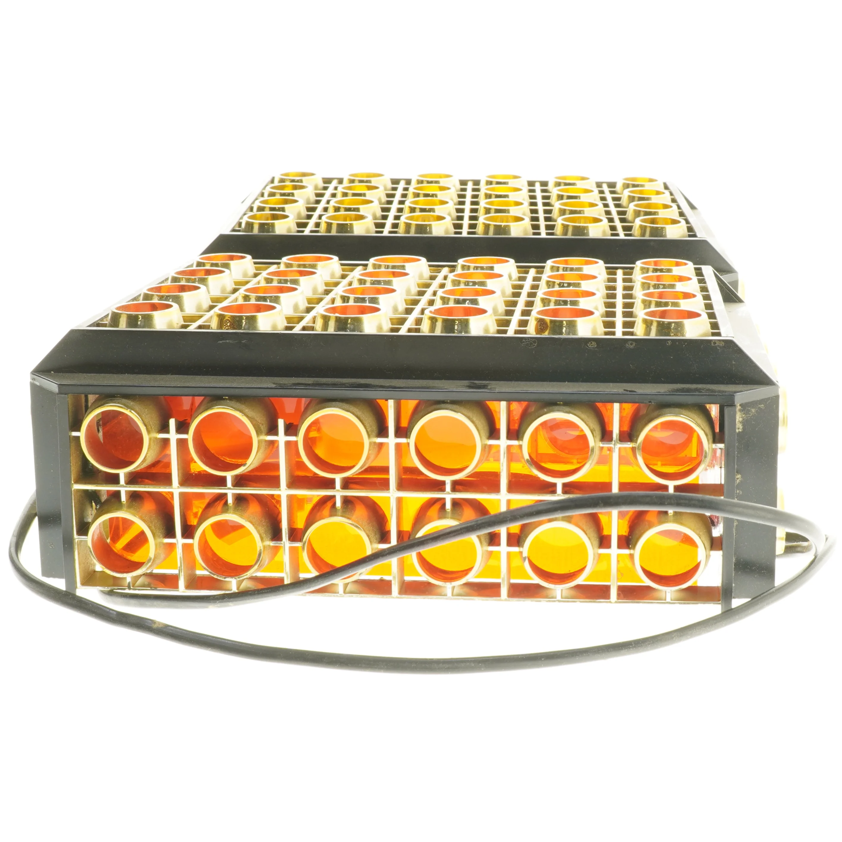 Retro væglamper med farvet glas (str. 22x8x17 cm)