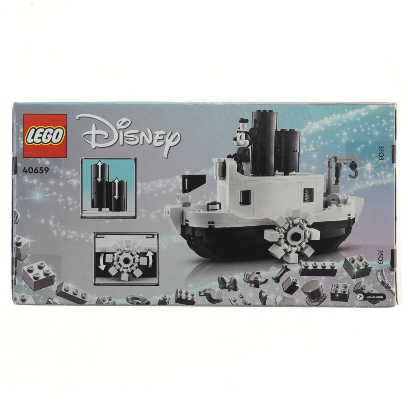 LEGO Disney Mini Steamboat Willie sæt fra Lego (str. 26x14 cm)
