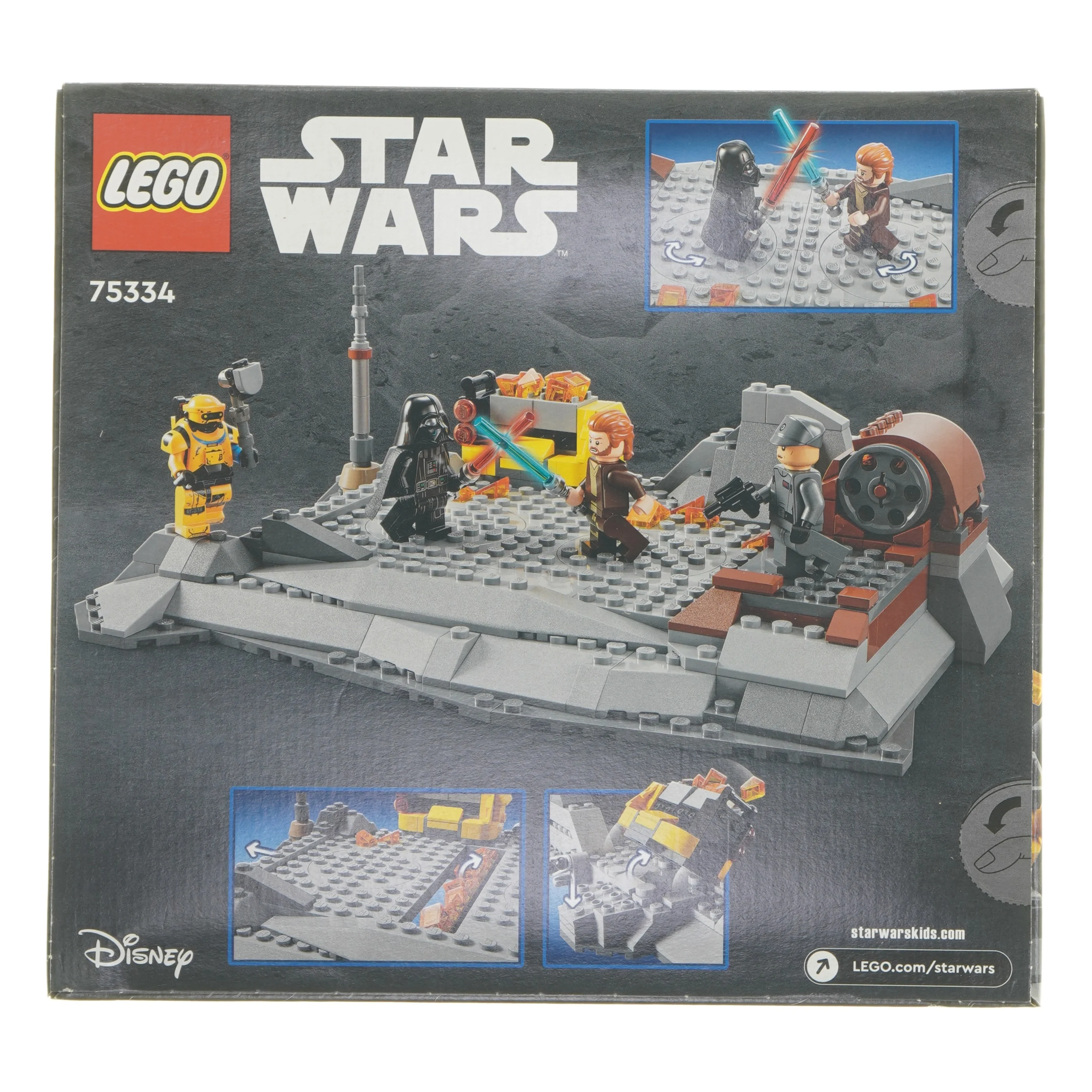 LEGO Star Wars Obi-Wan Kenobi vs. Darth Vader sæt fra Lego (str. 26x7,5x28 cm)