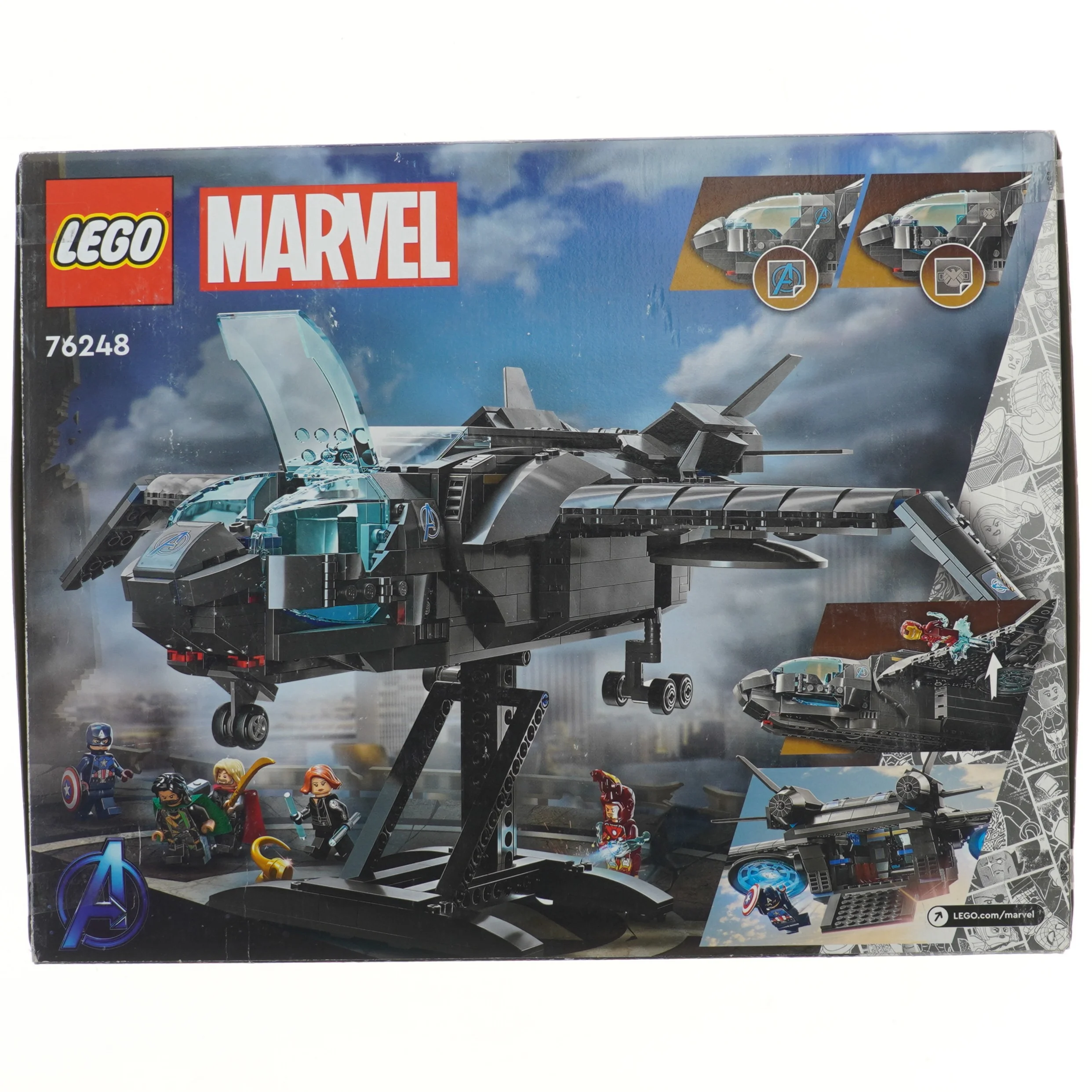 LEGO Marvel The Avengers Quinjet fra Lego (str. 47,5x37 cm)
