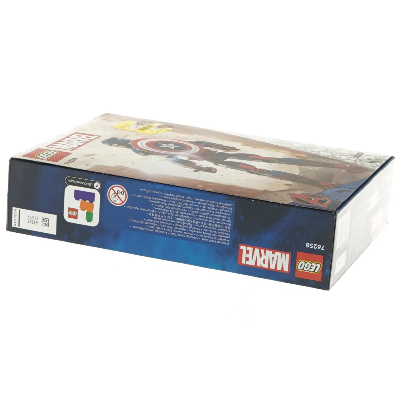 LEGO Marvel Captain America byggesæt fra Lego (str. 26x6x19 cm)