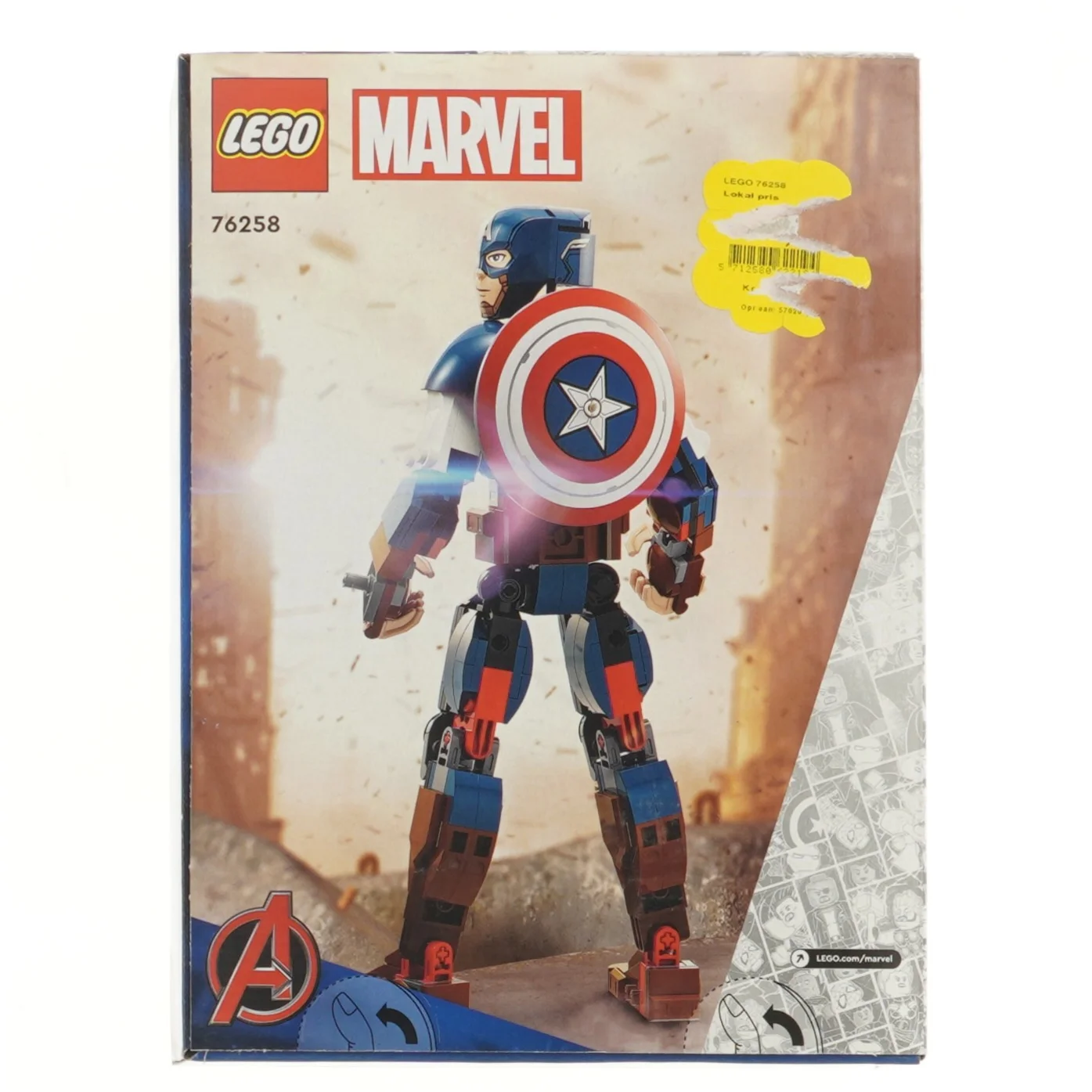 LEGO Marvel Captain America byggesæt fra Lego (str. 26x6x19 cm)