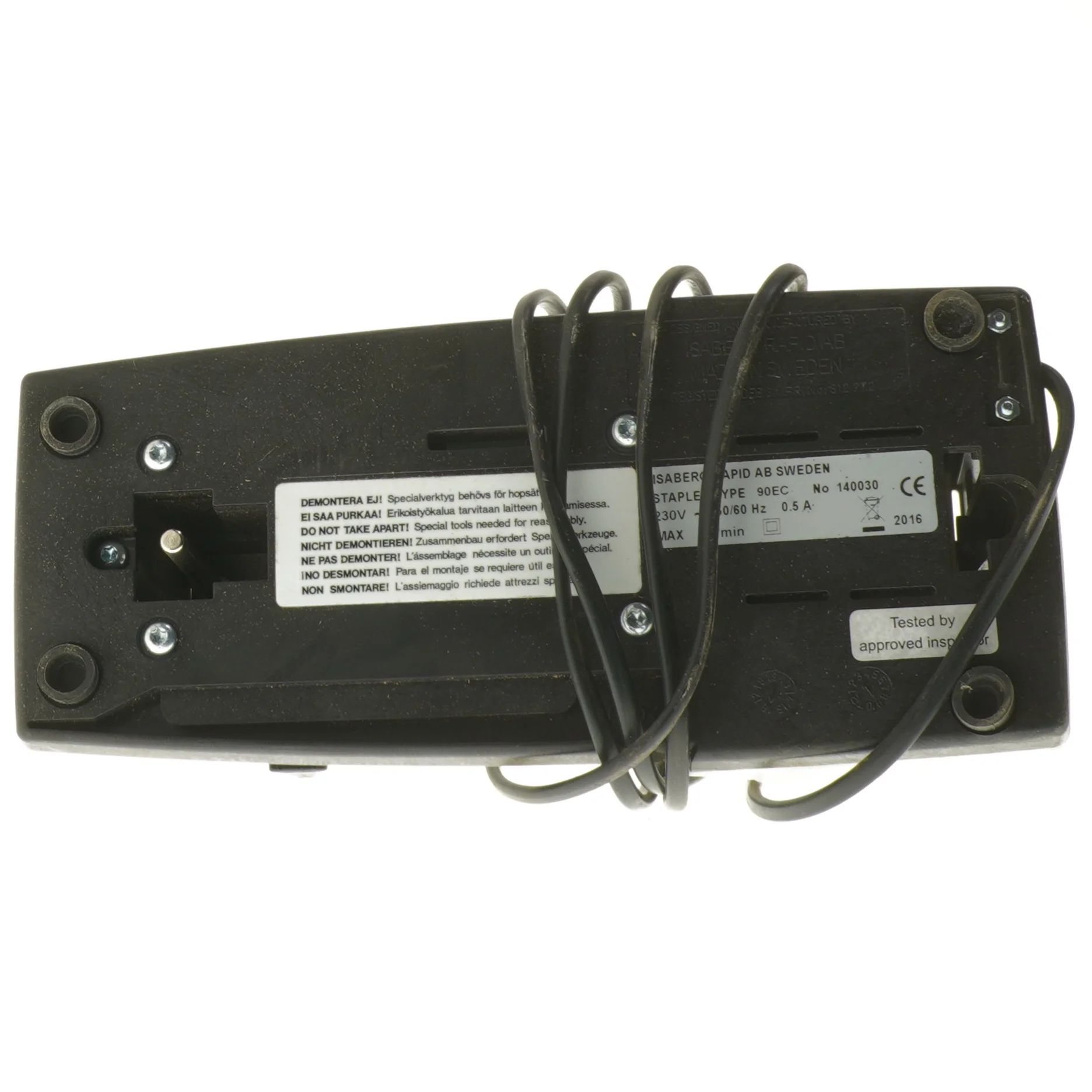 Elektrisk hæftemaskine (str. 24x11 cm)