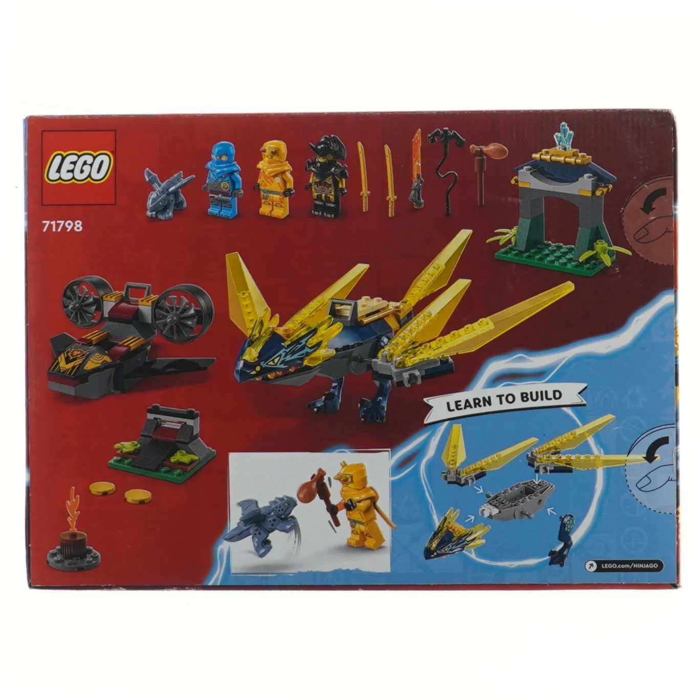 LEGO Ninjago Dragons Rising sæt fra Lego (str. 26x19 cm)