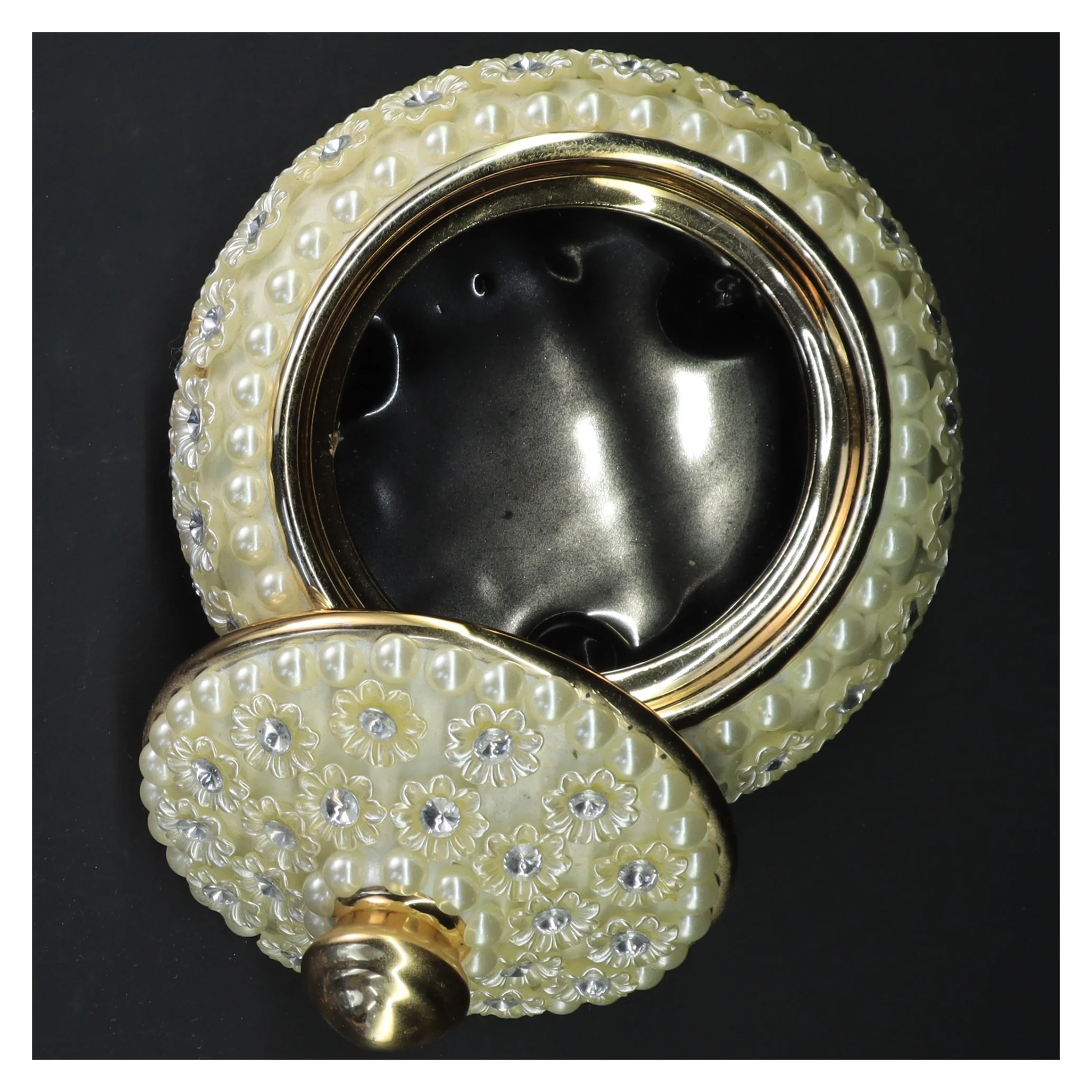 Dekorativ opbevaringskrukke med låg fra Lifestyle (str. Ø 17 cm)