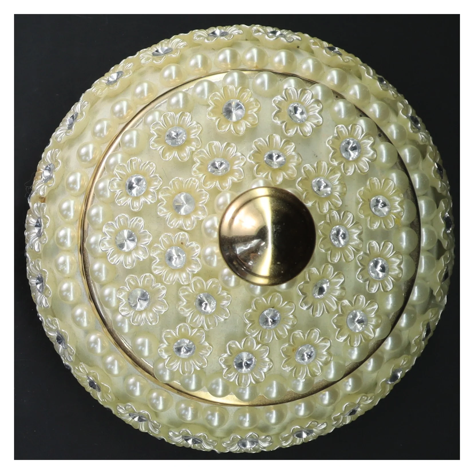 Dekorativ opbevaringskrukke med låg fra Lifestyle (str. Ø 17 cm)