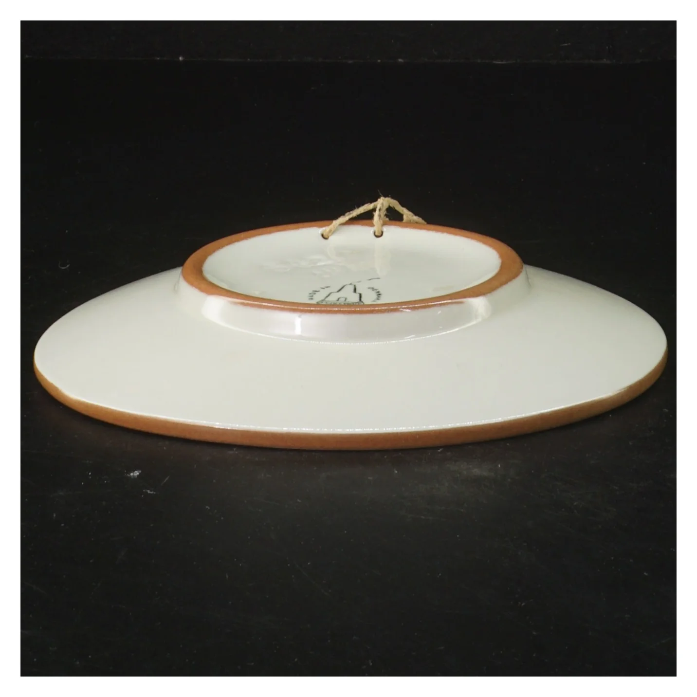 Jensen Plate with Cartoon Illustration fra Knabstrup (str. Ø 15,5 cm)