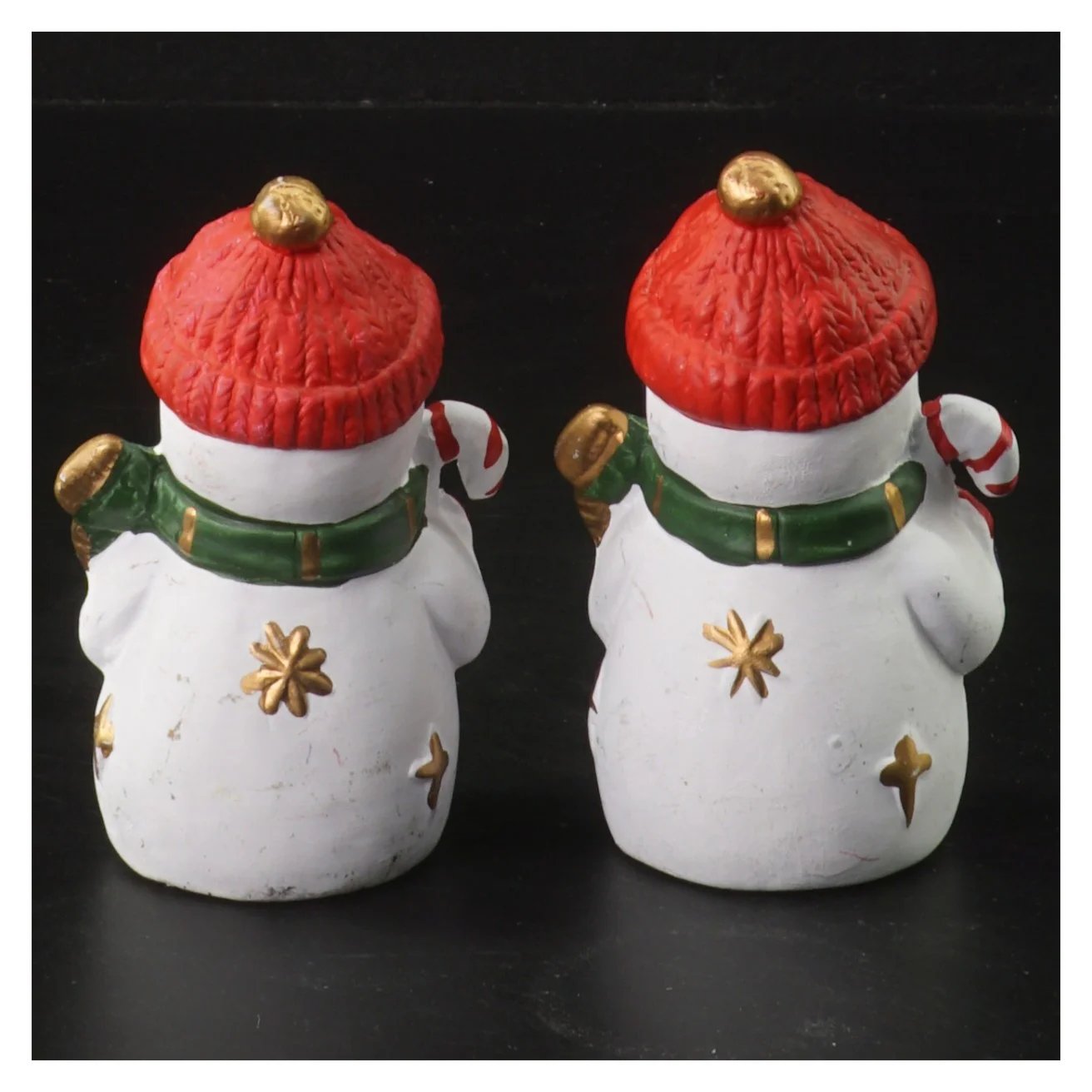 Dekorative snemænd figurer (str. 9,5x6 cm)