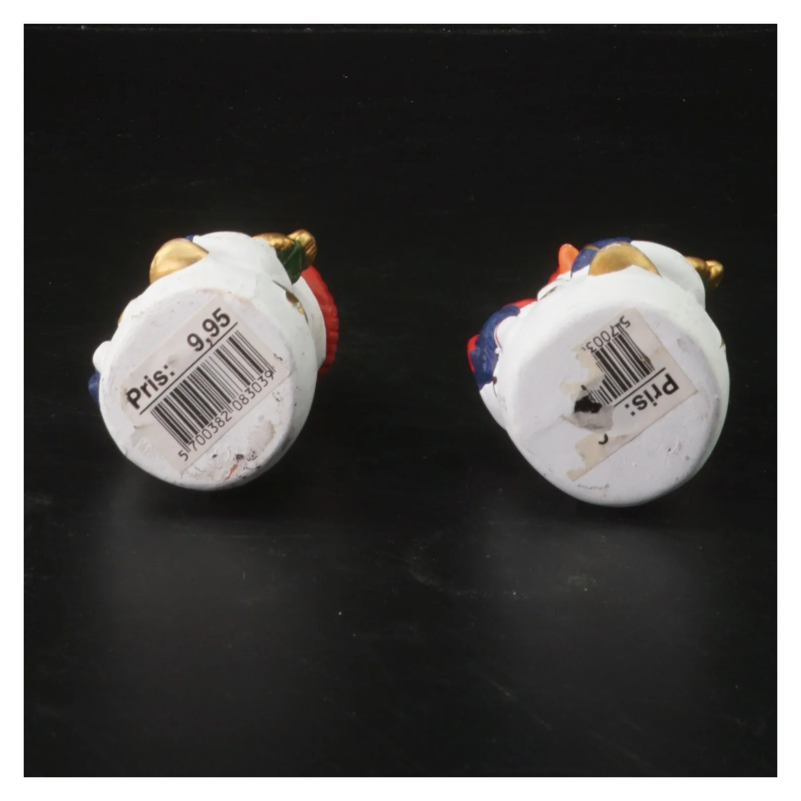 Dekorative snemænd figurer (str. 9,5x6 cm)