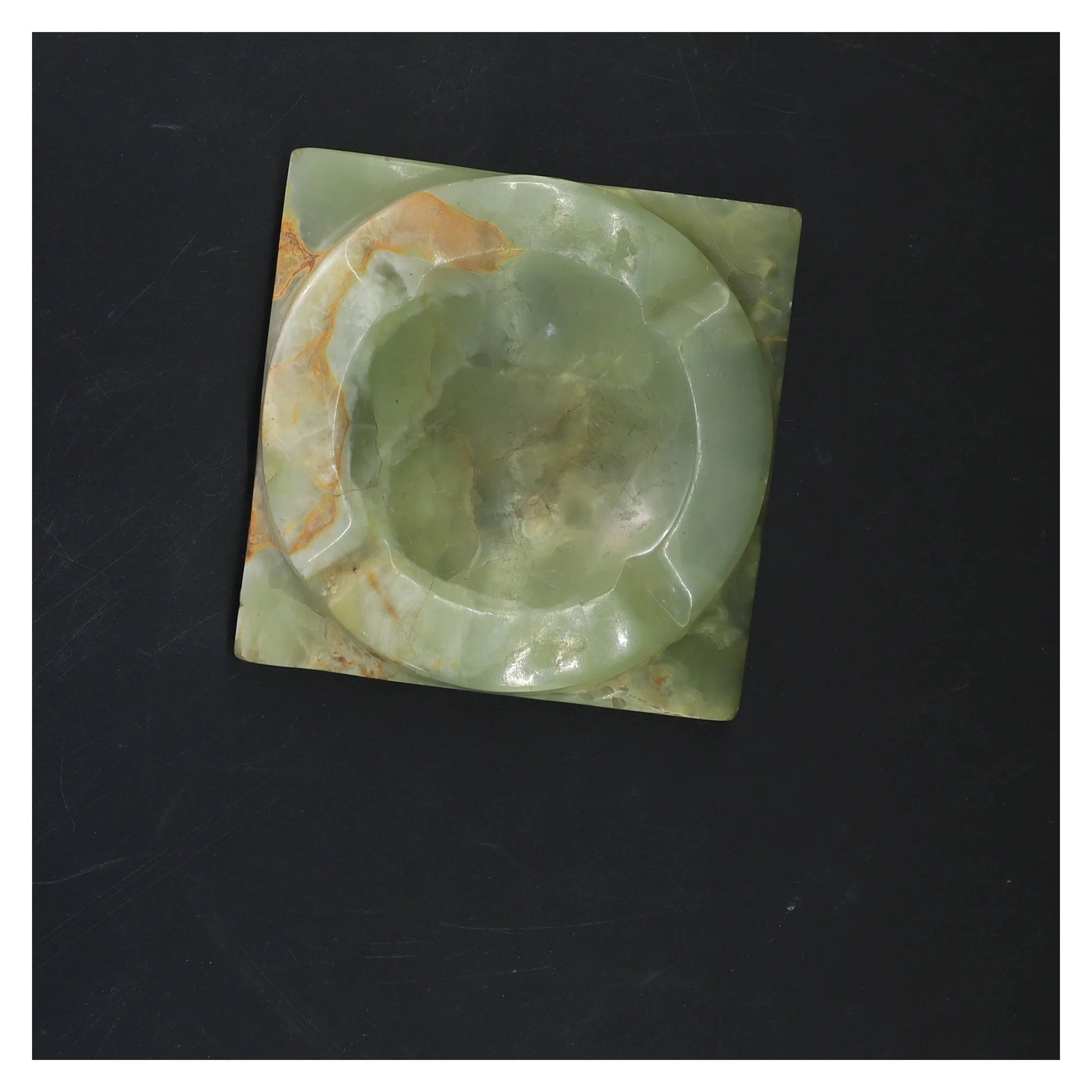 Flat stenaskebæger (str. 12,5x12 cm)